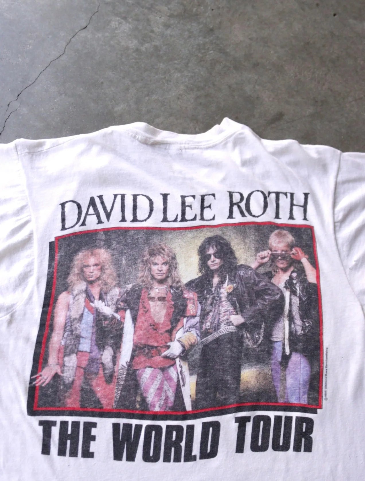 1980S DAVIF LEE ROTH WORLD TOUR TEE