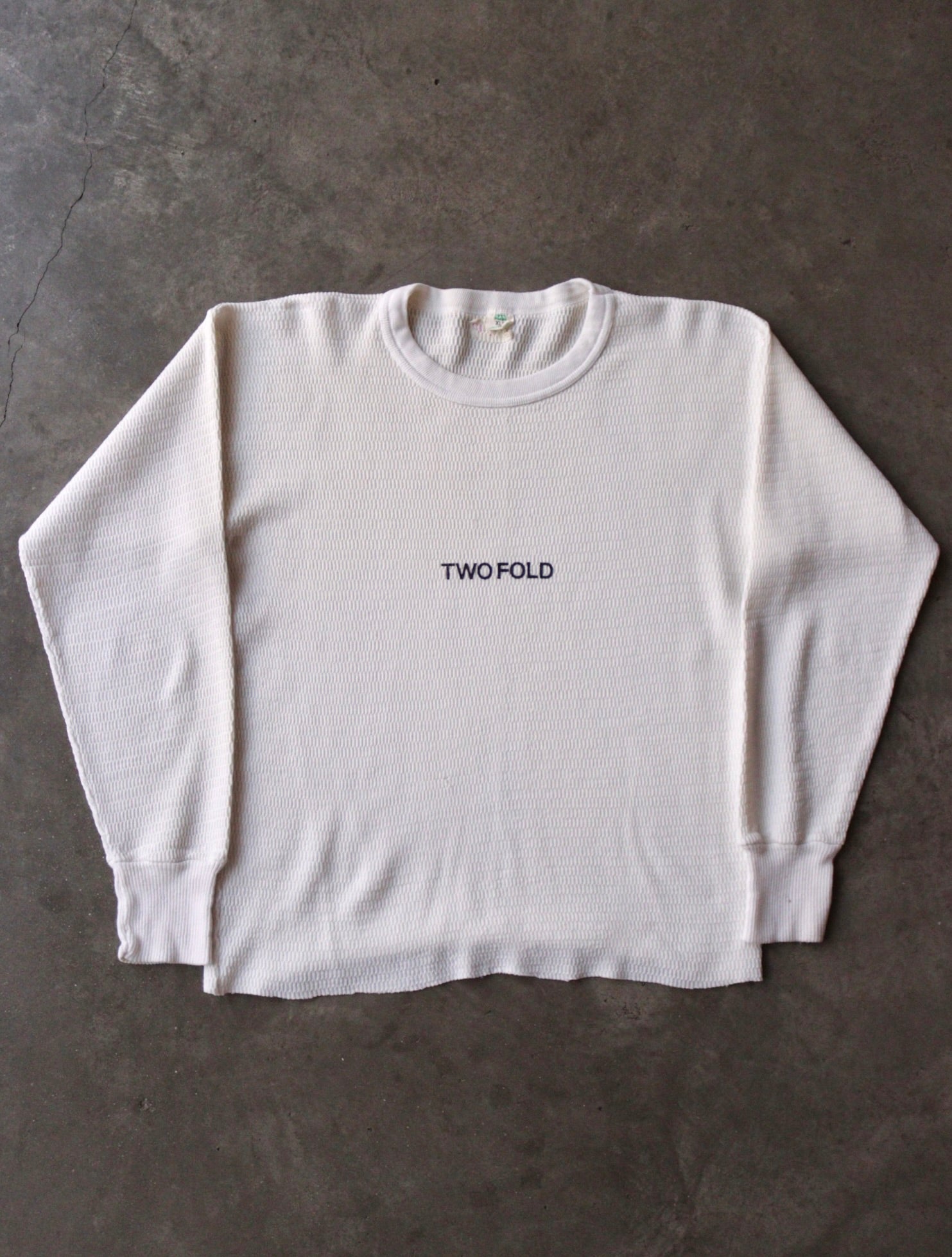 1970S TWO FOLD LOGO L/S THERMAL SHIRT