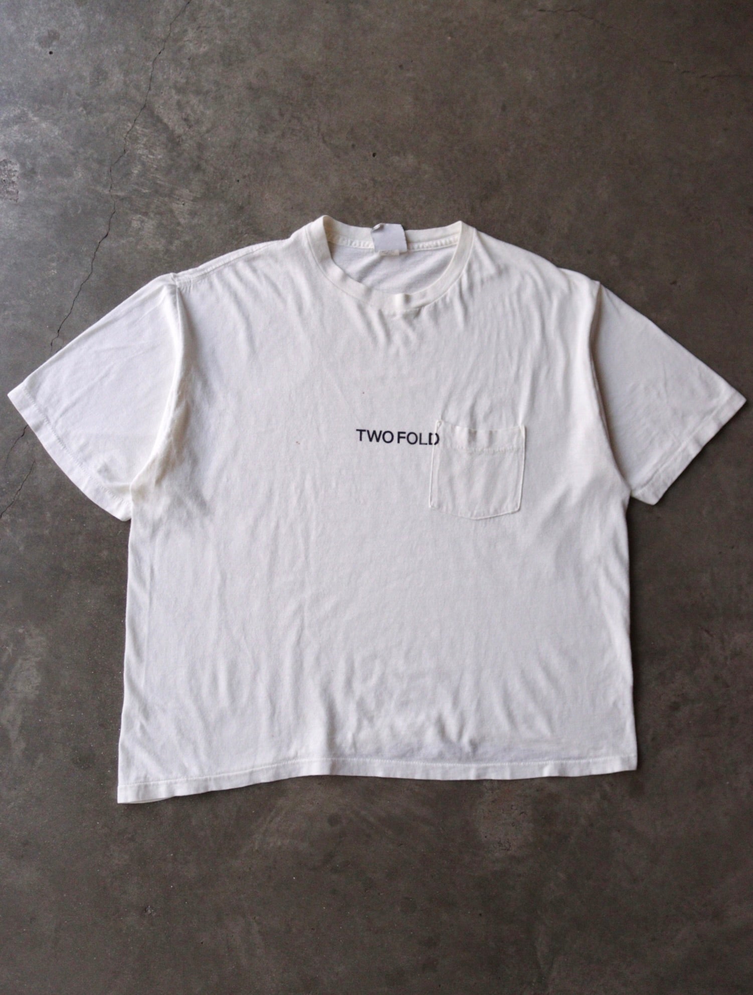 1990S TWO FOLD LOGO POCKET TEE