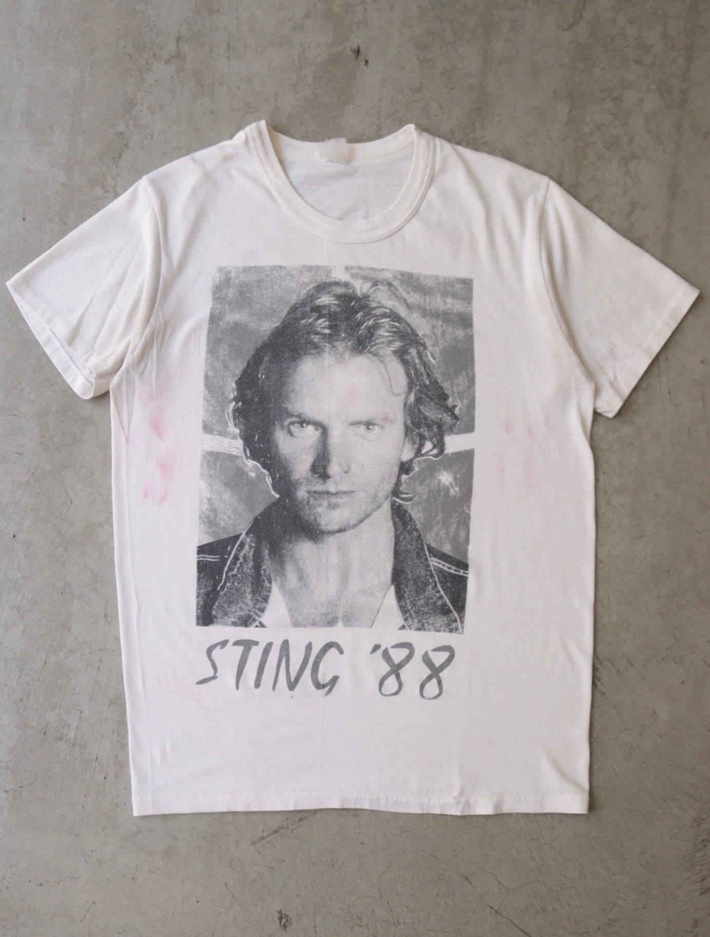 1980S STING NOTHING LIKE THE SUN BAND TEE