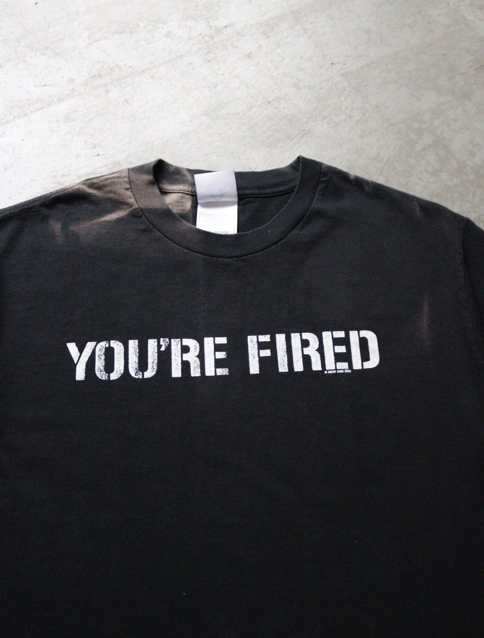 2000S SUN FADED YOU'RE FIRED TEE