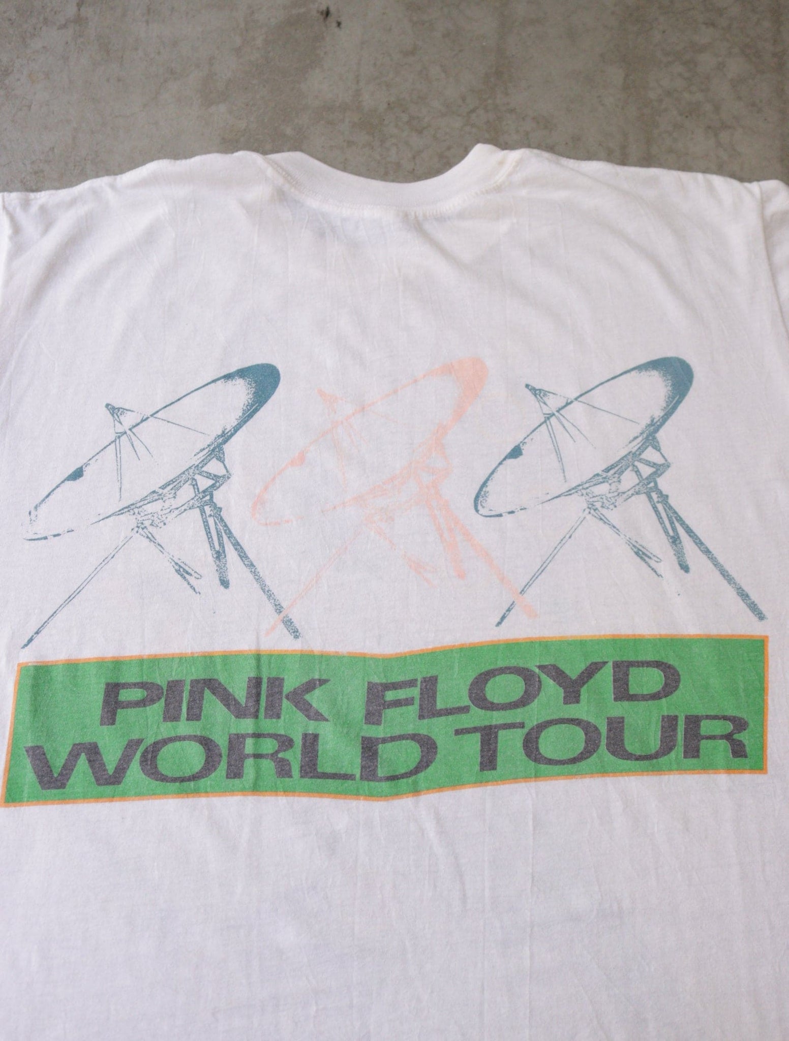 1980S PINK FLOYD WORLD TOUR PLANE BAND TEE