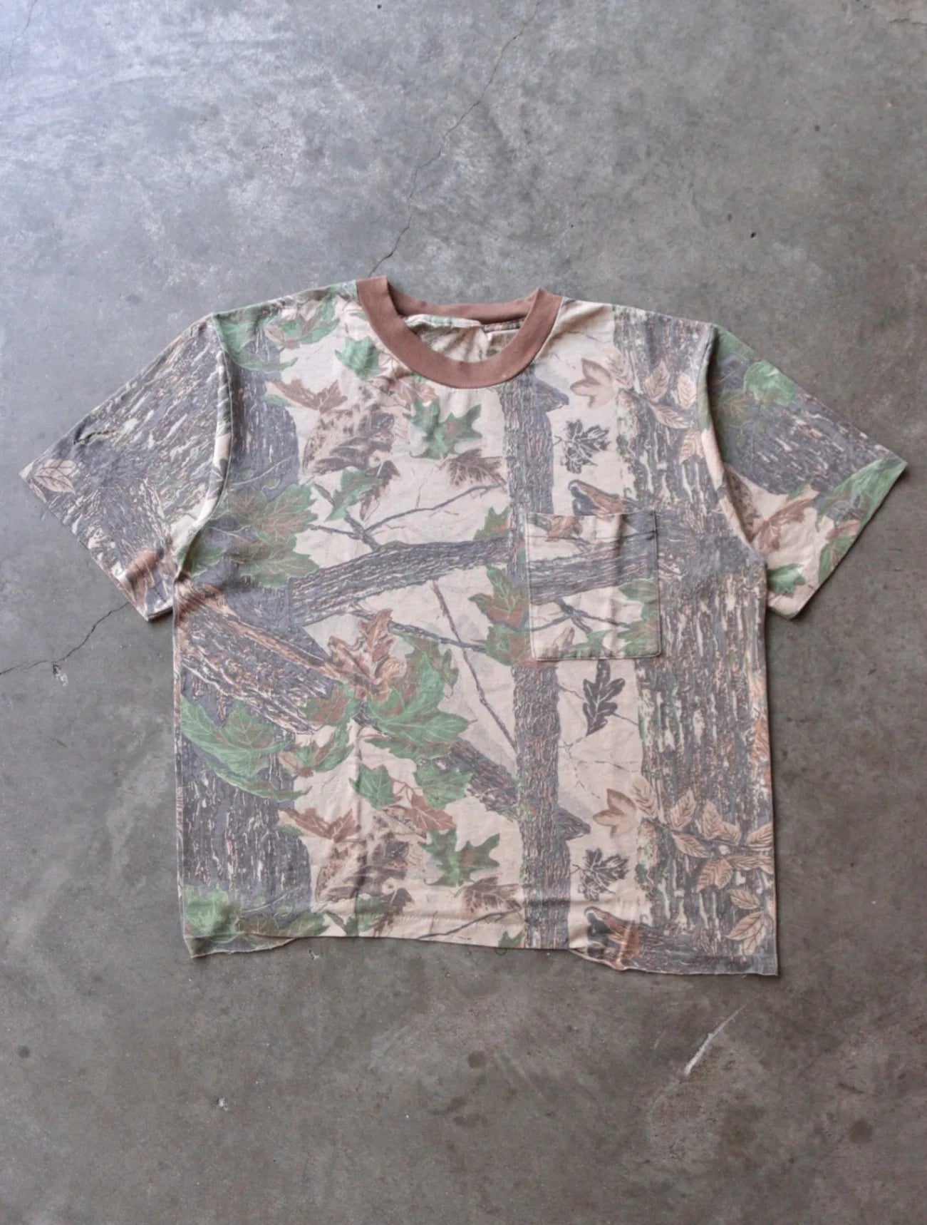 1990S CAMO RINGER TEE