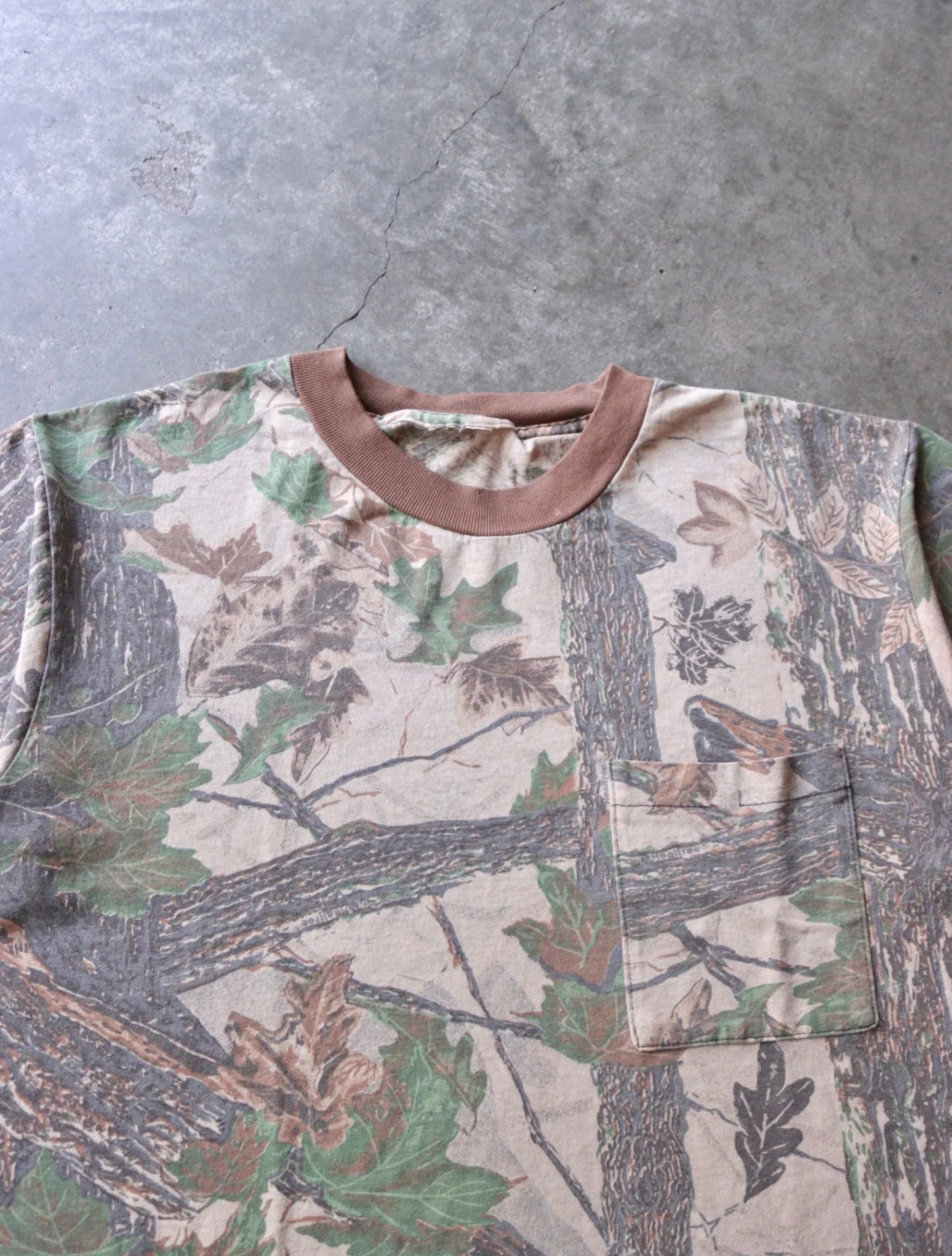 1990S CAMO RINGER TEE