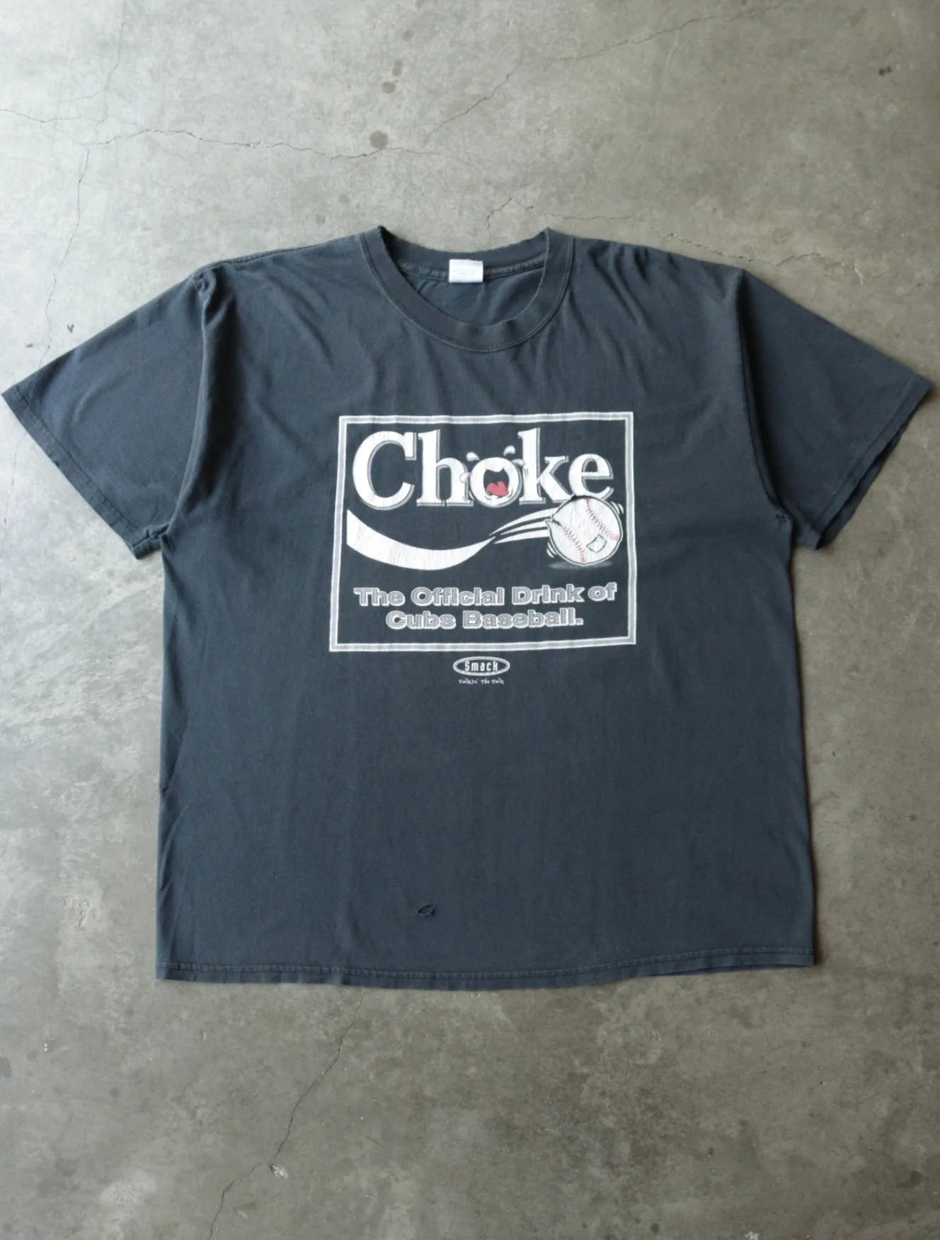 2000S CHOKE CUBS BASEBALL TEE