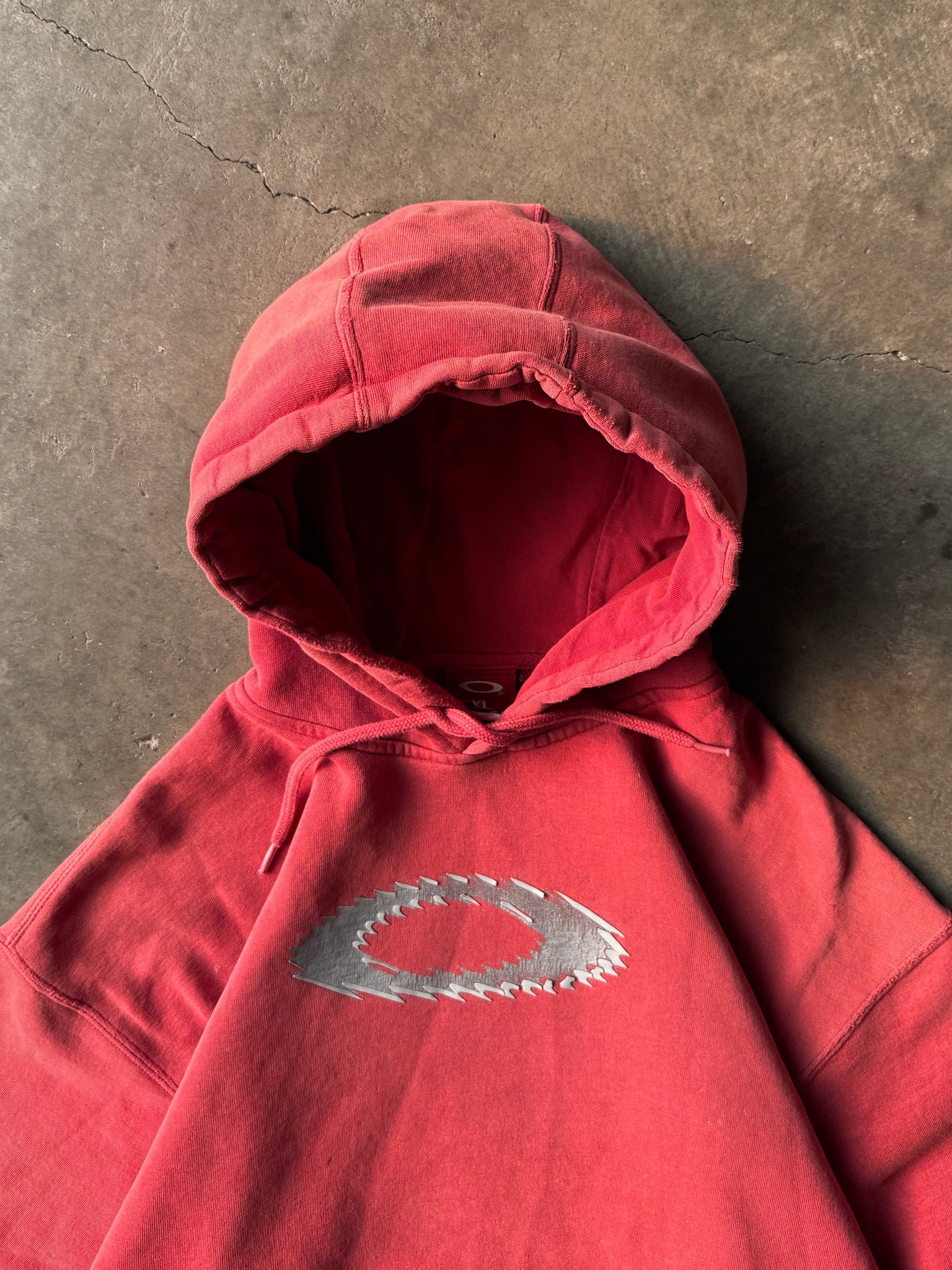 2000S OAKLEY BIG LOGO HOODED SWEATSHIRT