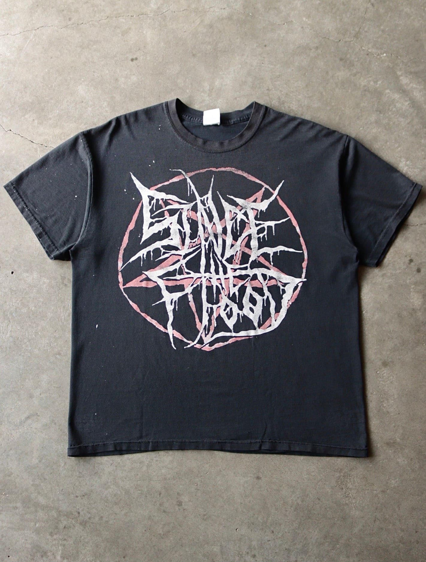 1990S FADED SIKE HEAVY METAL BAND TEE