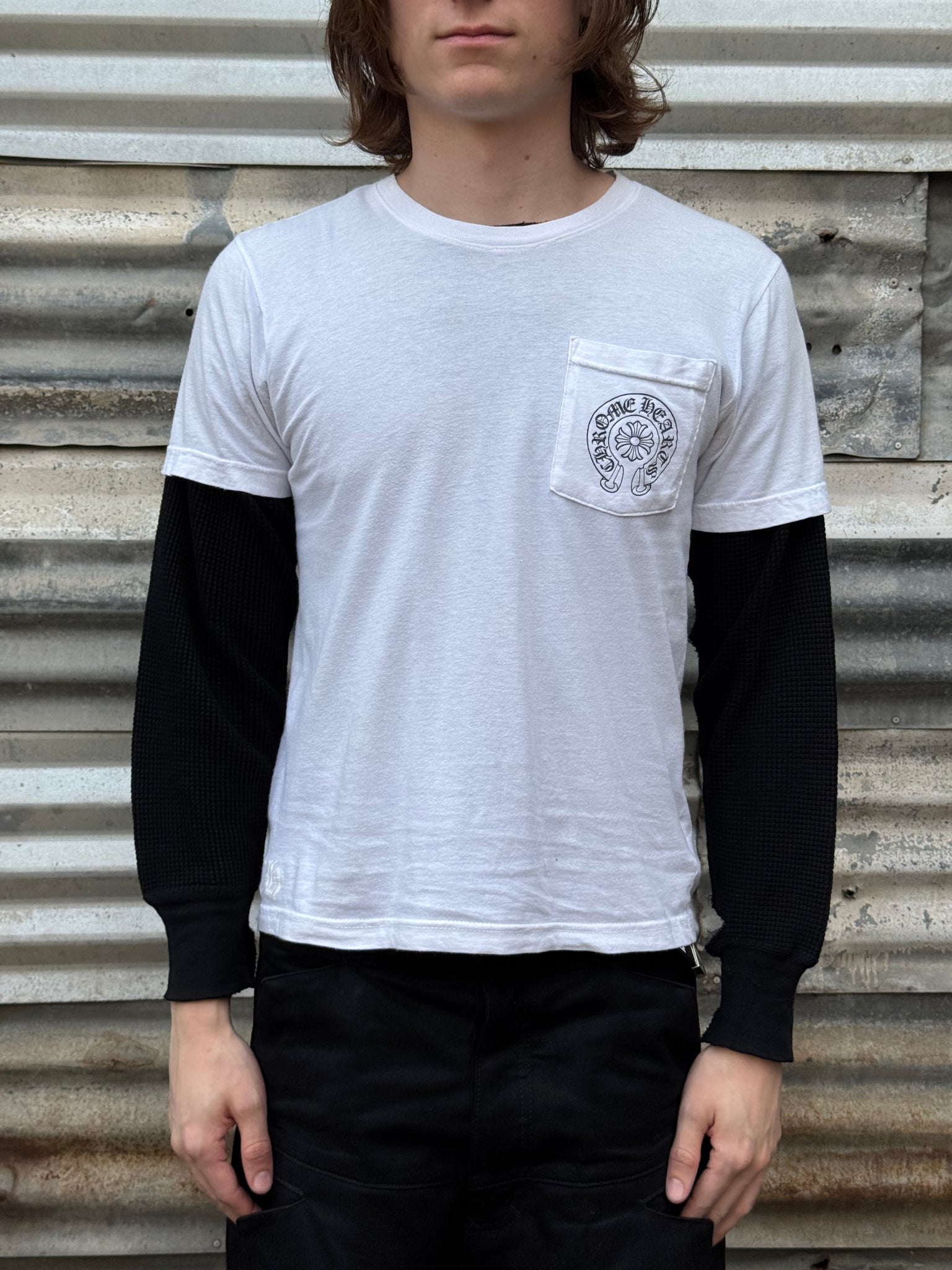 2000S CHROME HEARTS HANGZHOU TEE + + 70S WAFFLE THERMAL