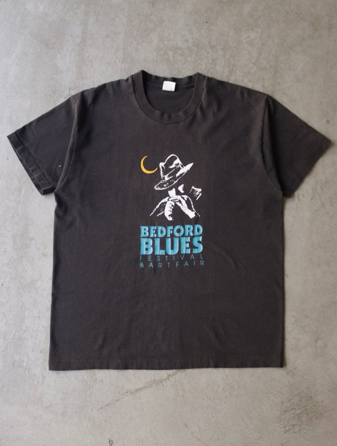1990S BEDFORD BLUES FADED TEE