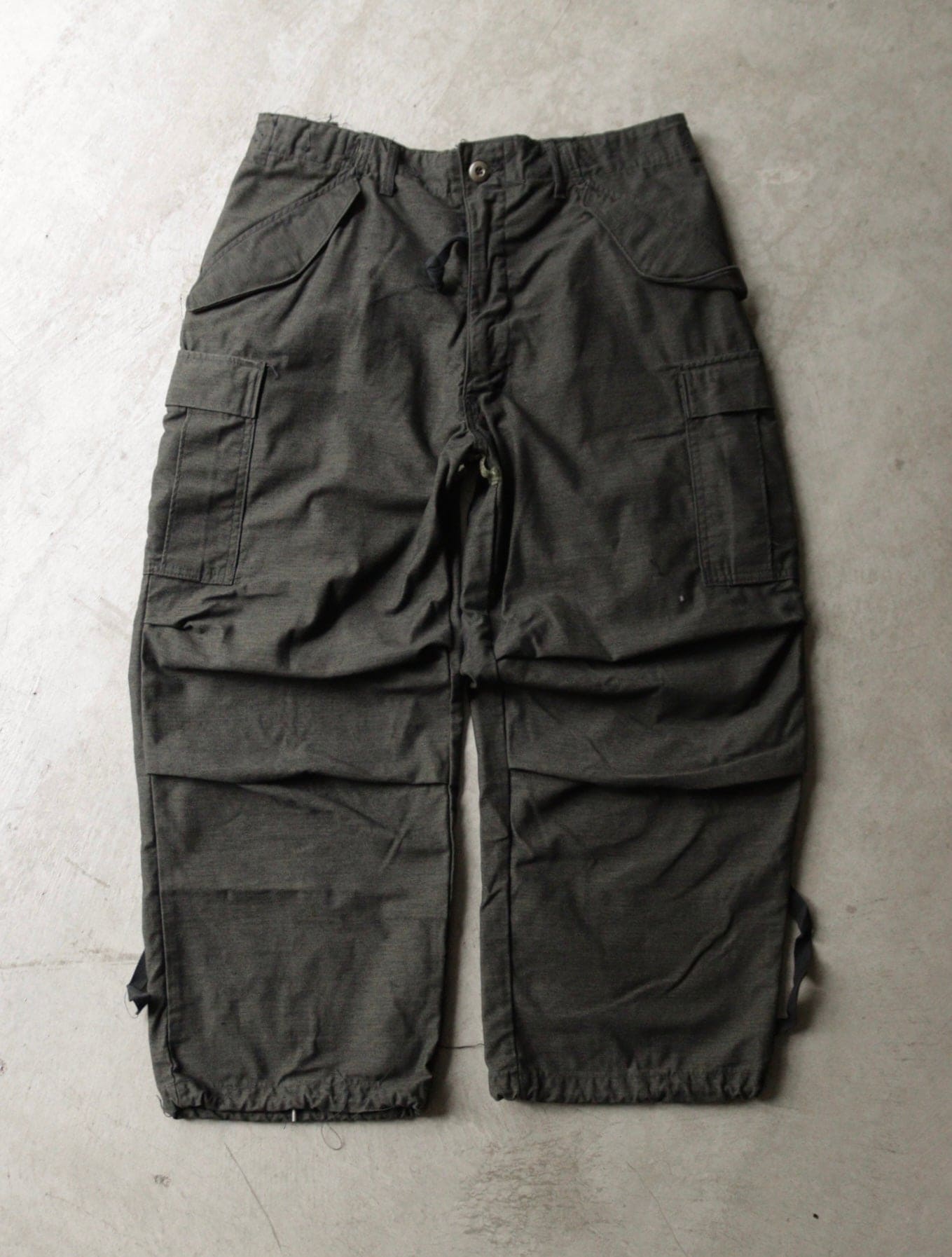 1970S M-51 OVERDYED MILITARY PARACHUTE PANTS