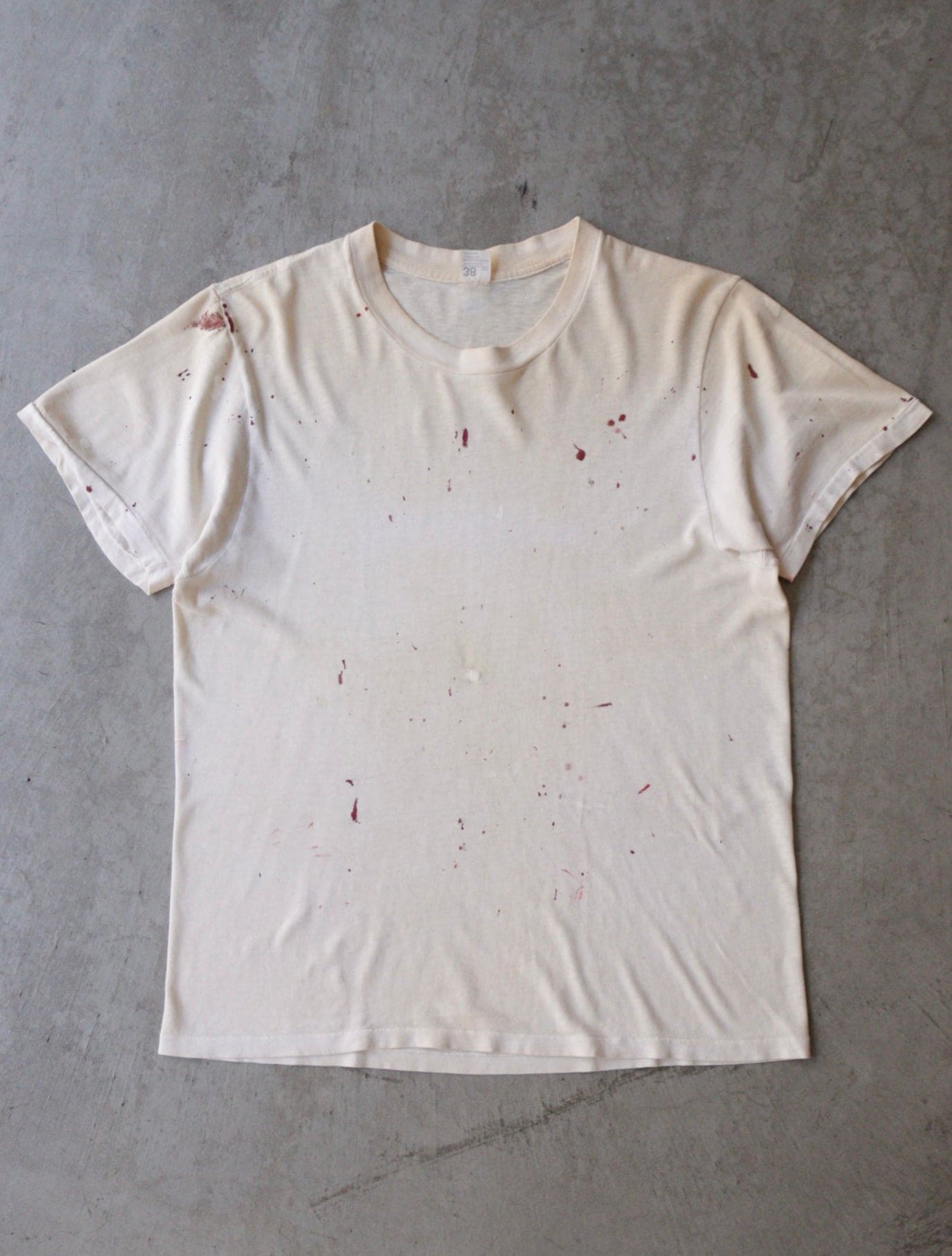 1970S STAINED PAINTER BLANK TEE