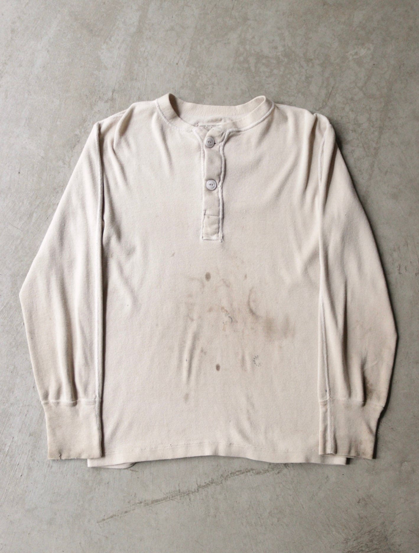 1970S STAINED PAINTER THERMAL SHIRT
