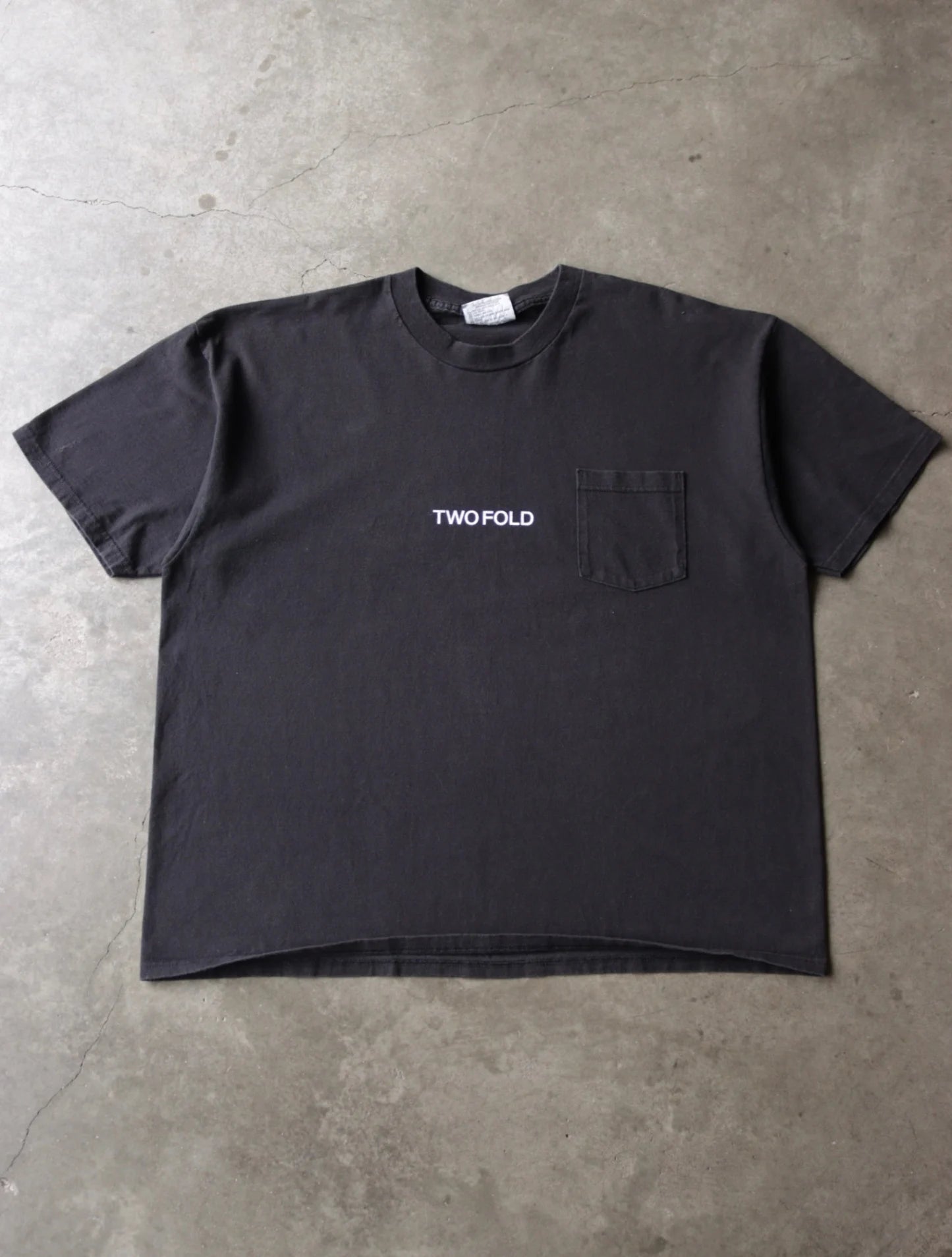 1990S TWOFOLD FADED POCKET TEE