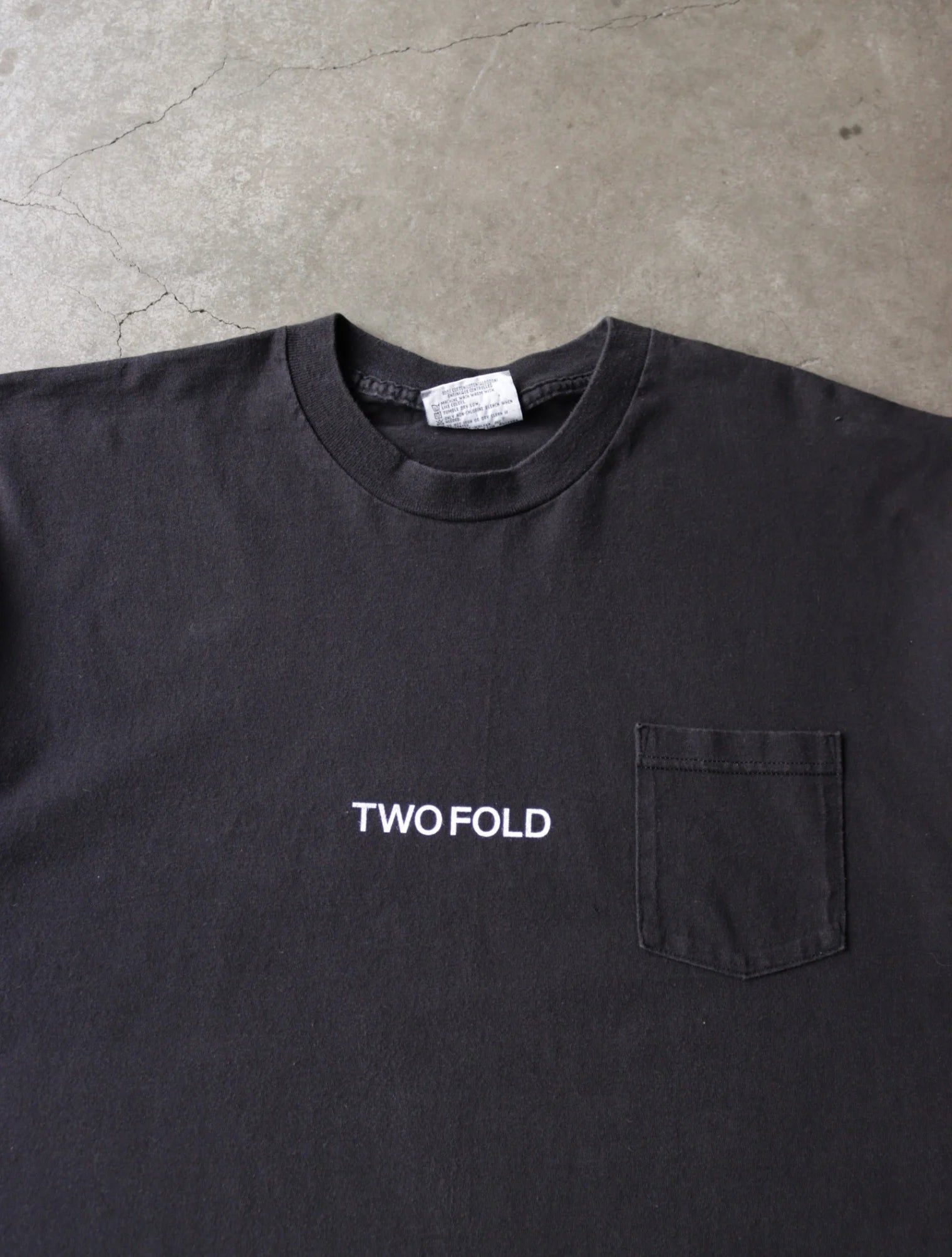 1990S TWOFOLD FADED POCKET TEE