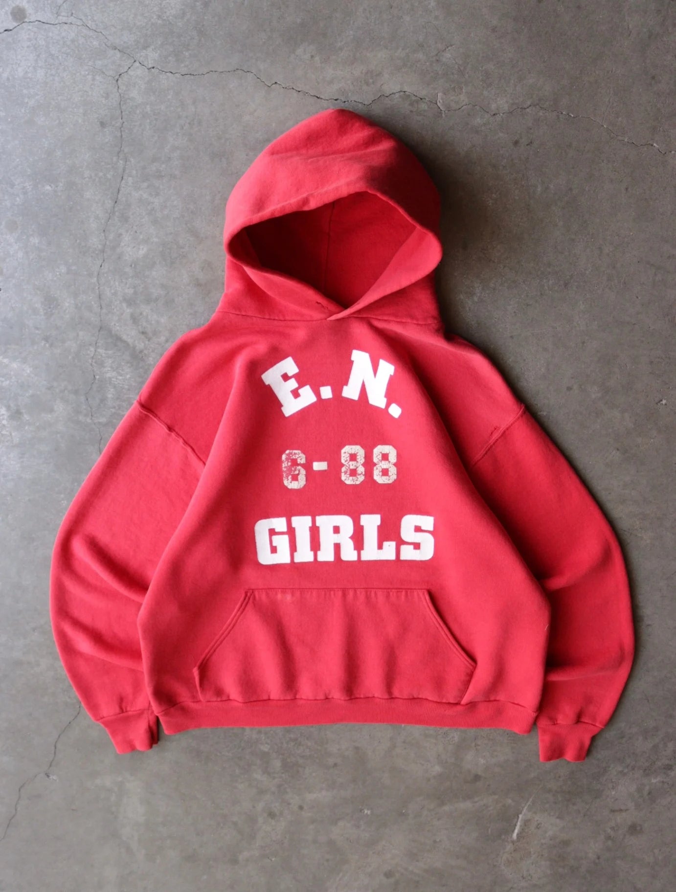 1980S E.N. GIRLS HOODED SWEATSHIRT