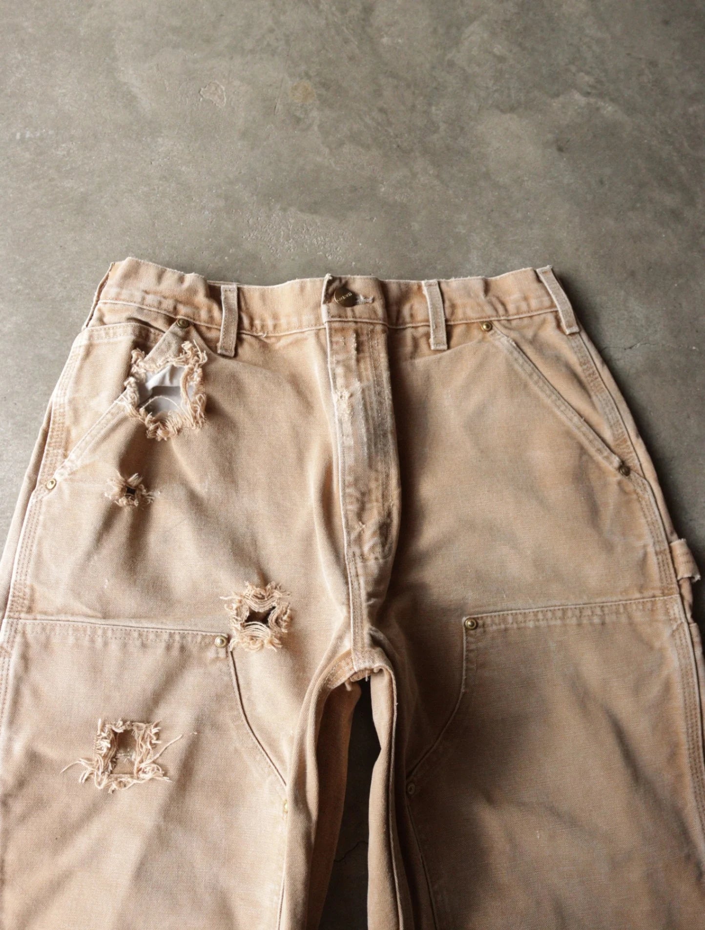 CARHARTT THRASHED DOUBLE KNEE WORK PANTS