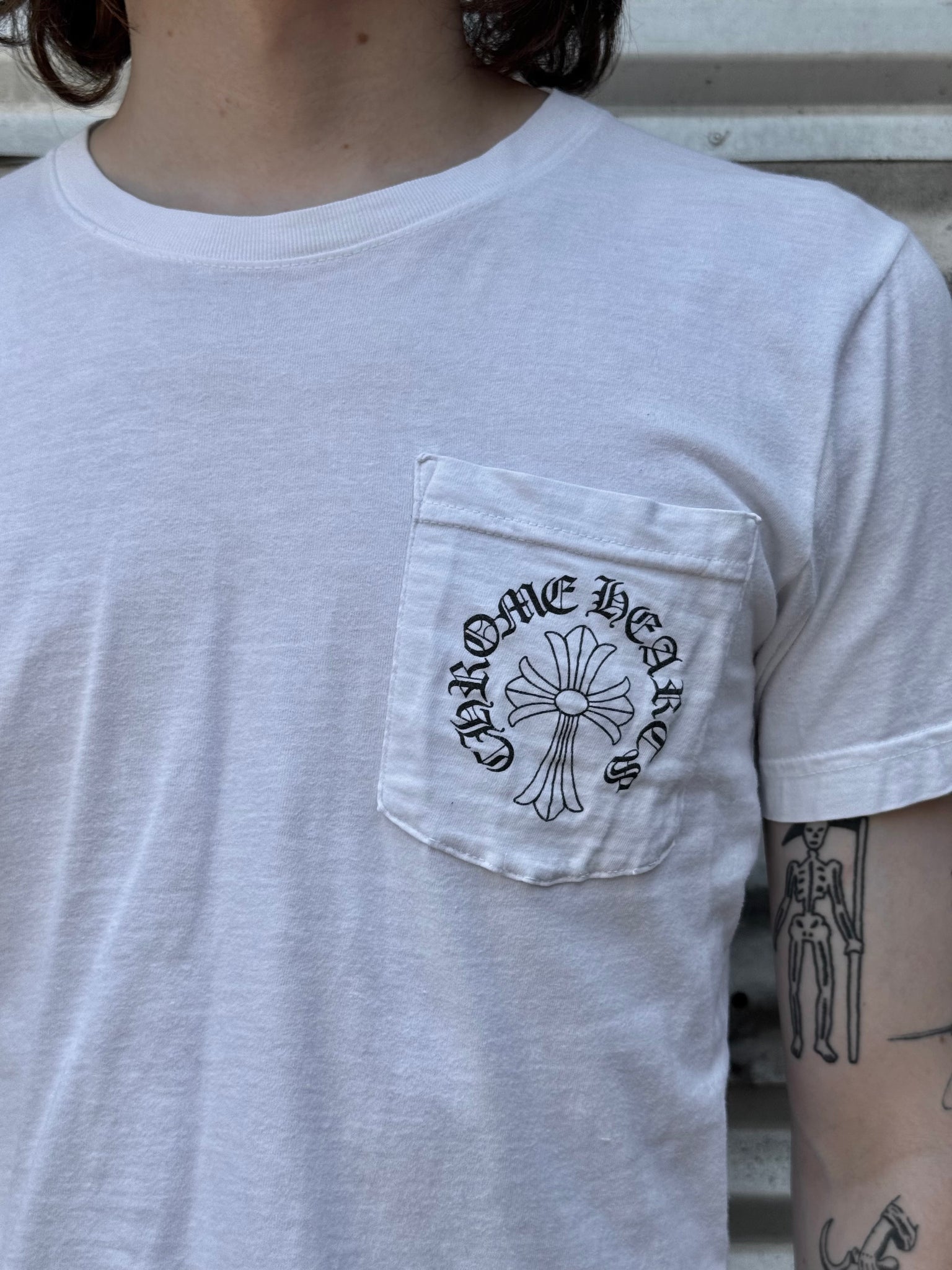 2000S CHROME HEARTS TONAL LOGO TEE
