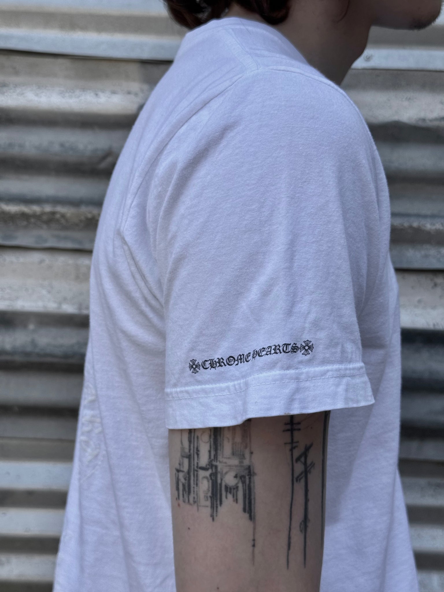 2000S CHROME HEARTS TONAL LOGO TEE