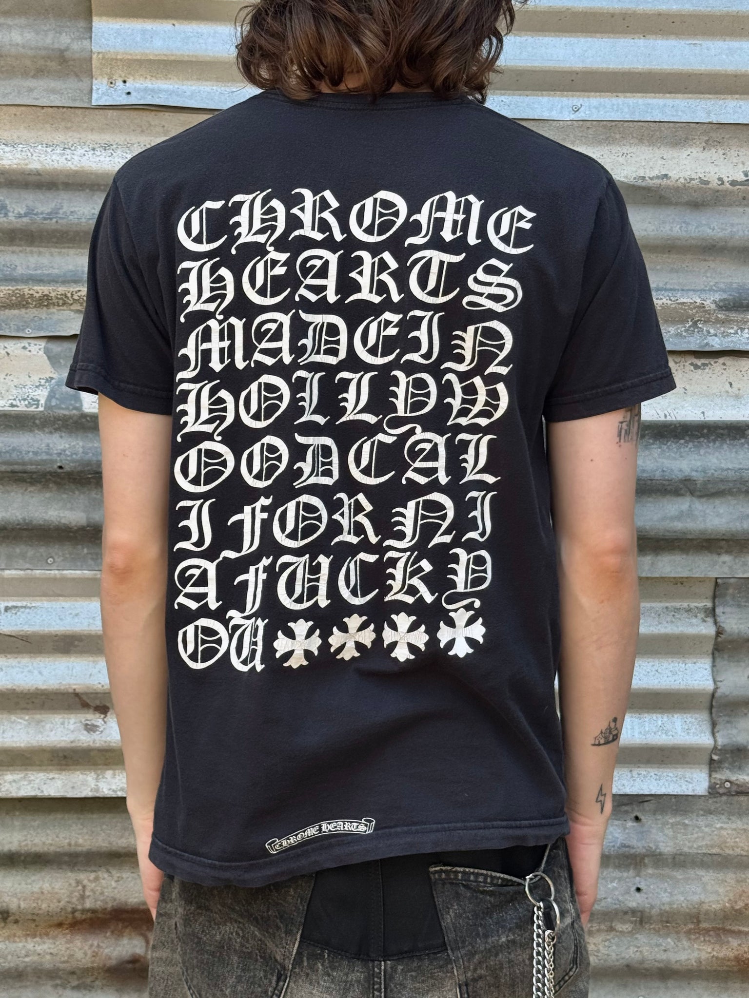 2000S CHROME HEARTS HOLLYWOOD TEE