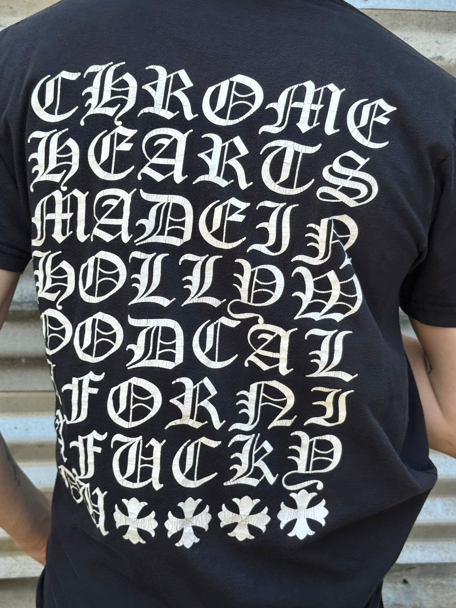 2000S CHROME HEARTS HOLLYWOOD TEE