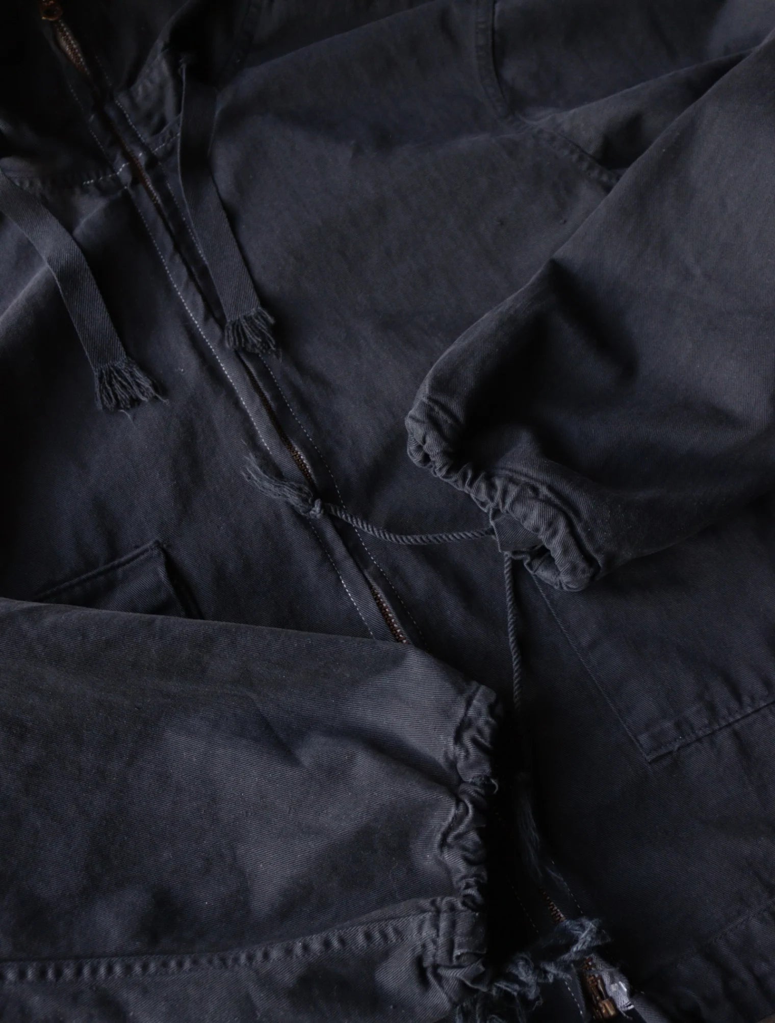 1940S OVERDYED GUNNER SMOCK JACKET