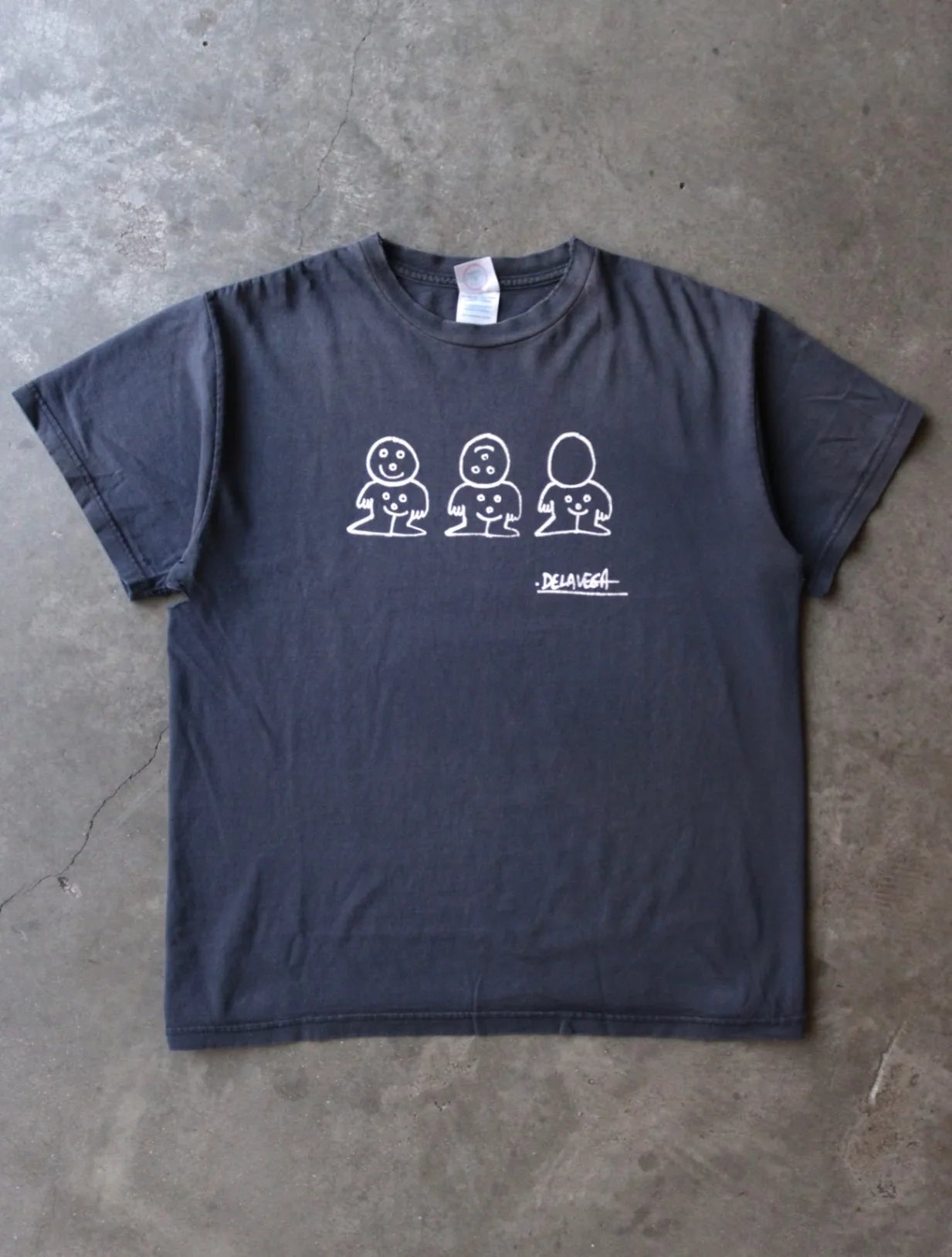 2000S FADED FACES TEE