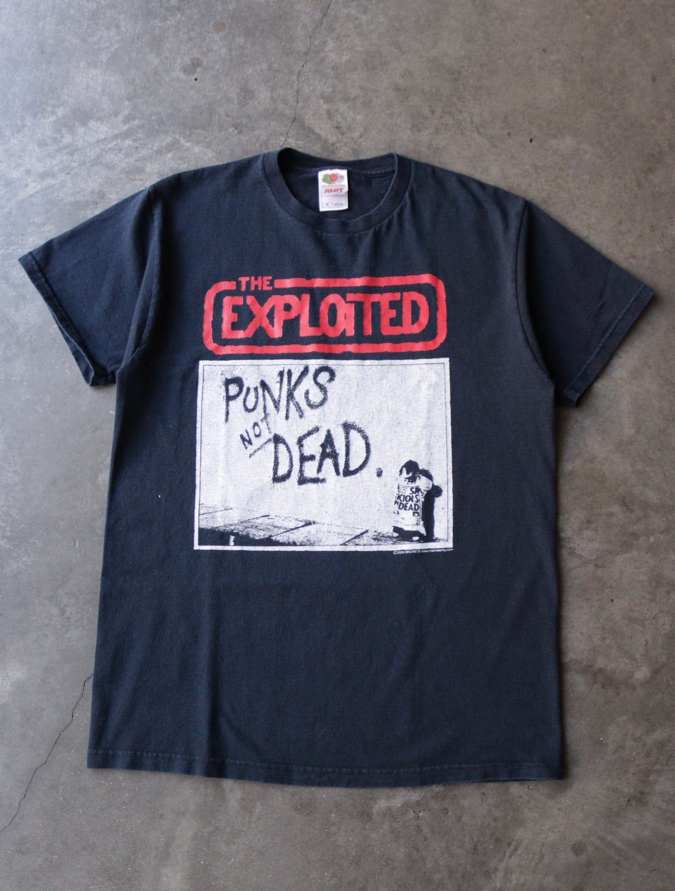 2000S THE EXPLOITED PUNKS NOT DEAD BAND TEE