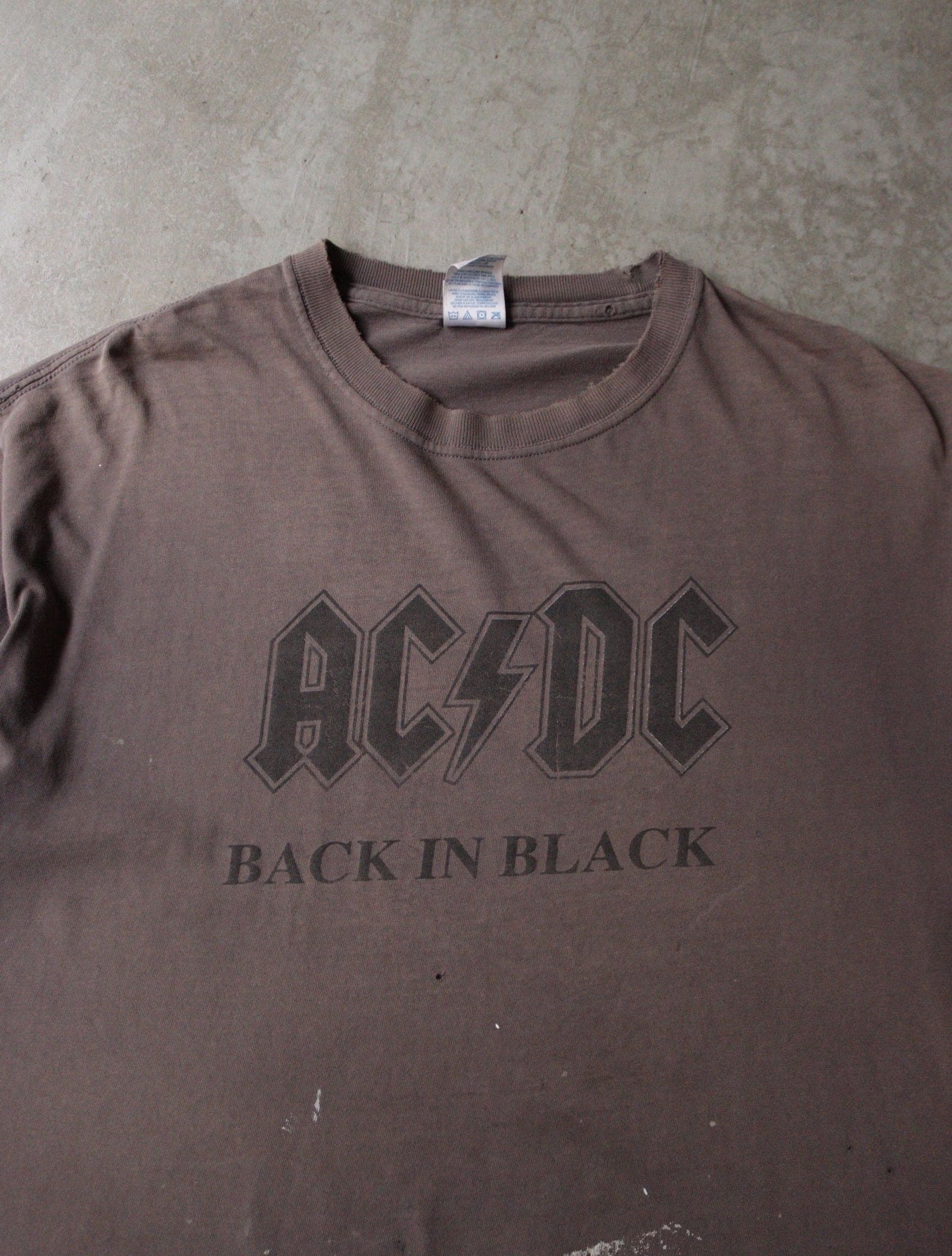 1990S FADED PAINTED ACDC BAND TEE
