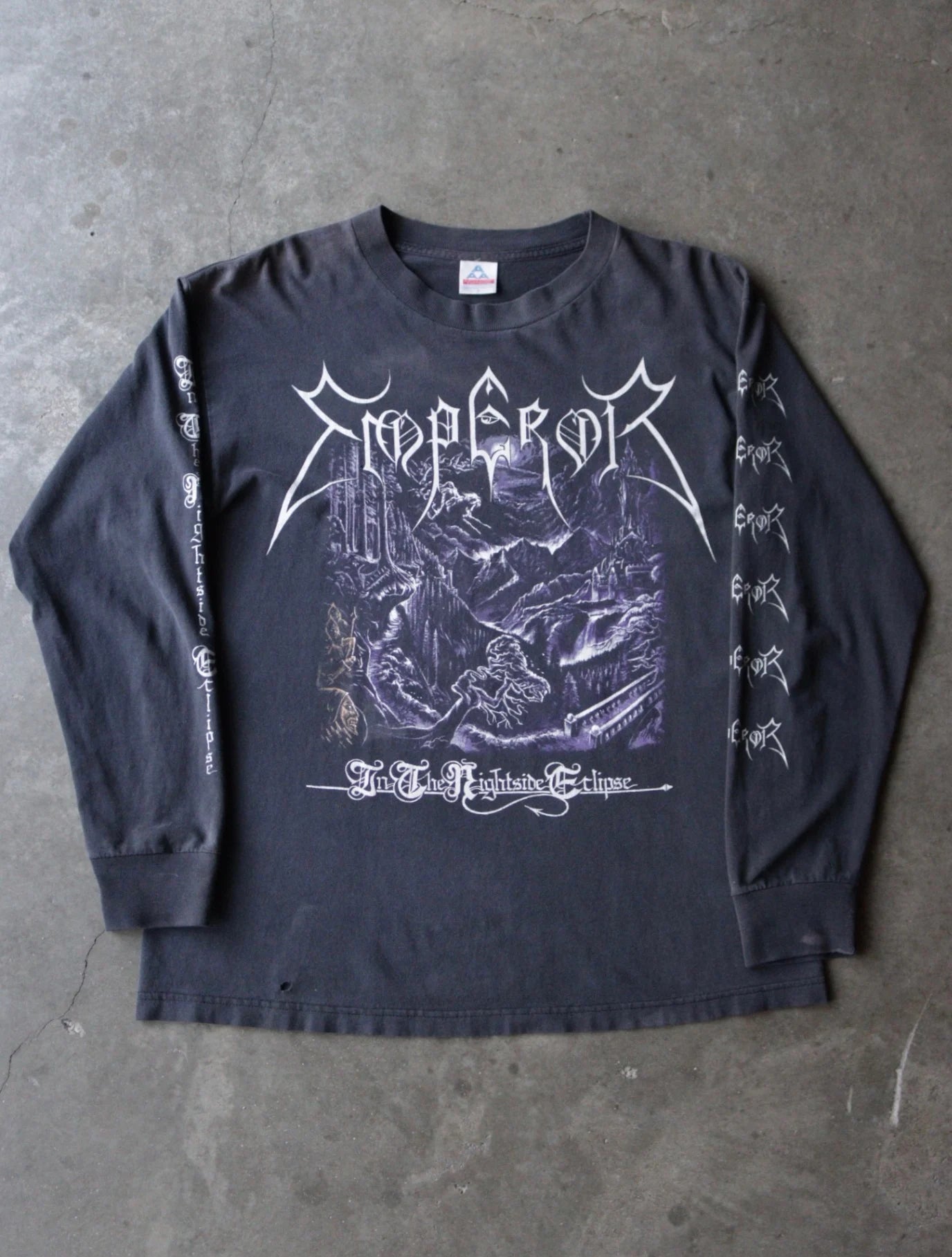 1990S EMPERER BLACK METAL BAND TEE