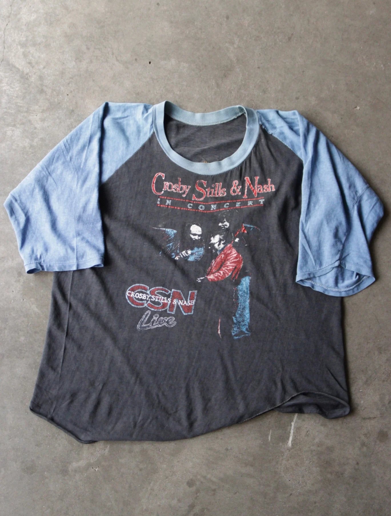 1980S CROSBY STILLS & NASH BAND TEE