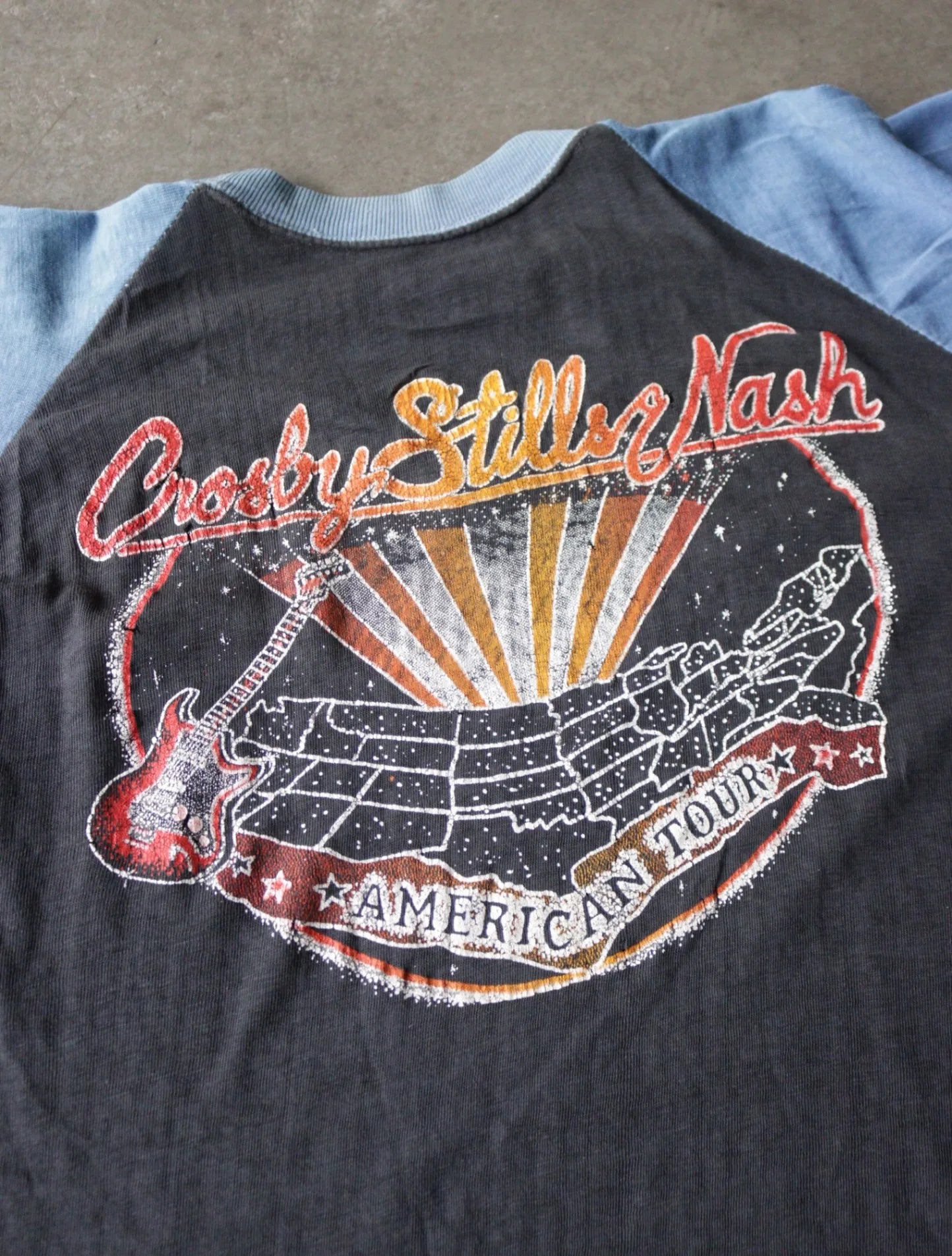 1980S CROSBY STILLS & NASH BAND TEE