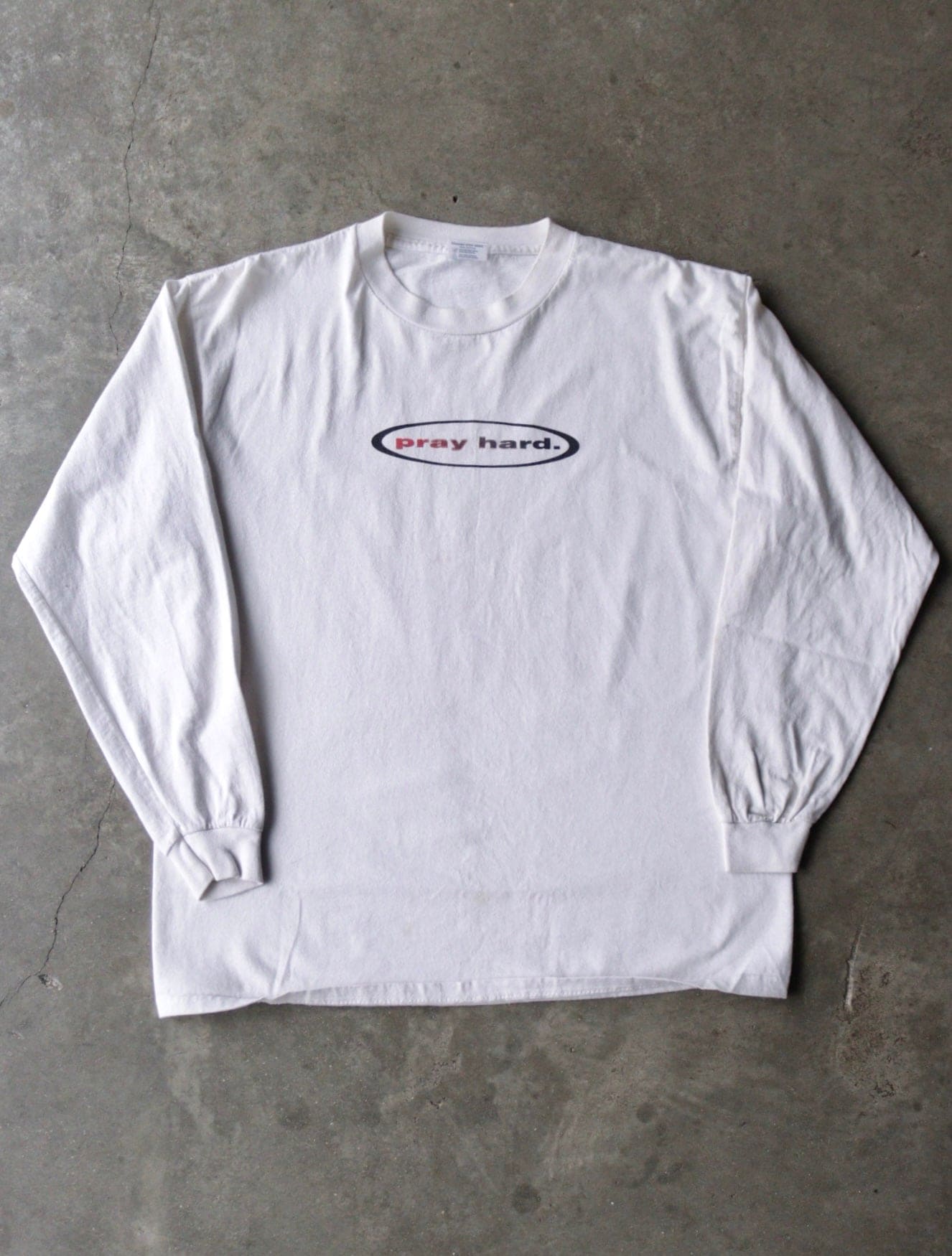 1990S PRAY HARD L/S TEE