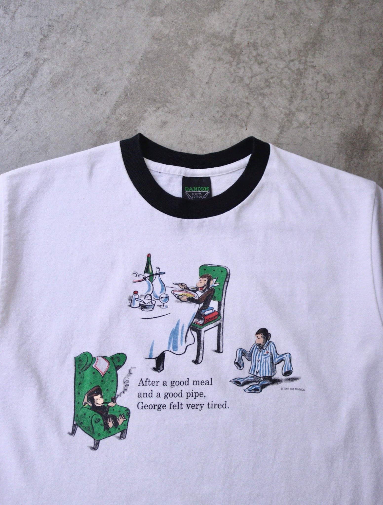 1990S CURIOUS GEORGE RINGER TEE – TWO FOLD