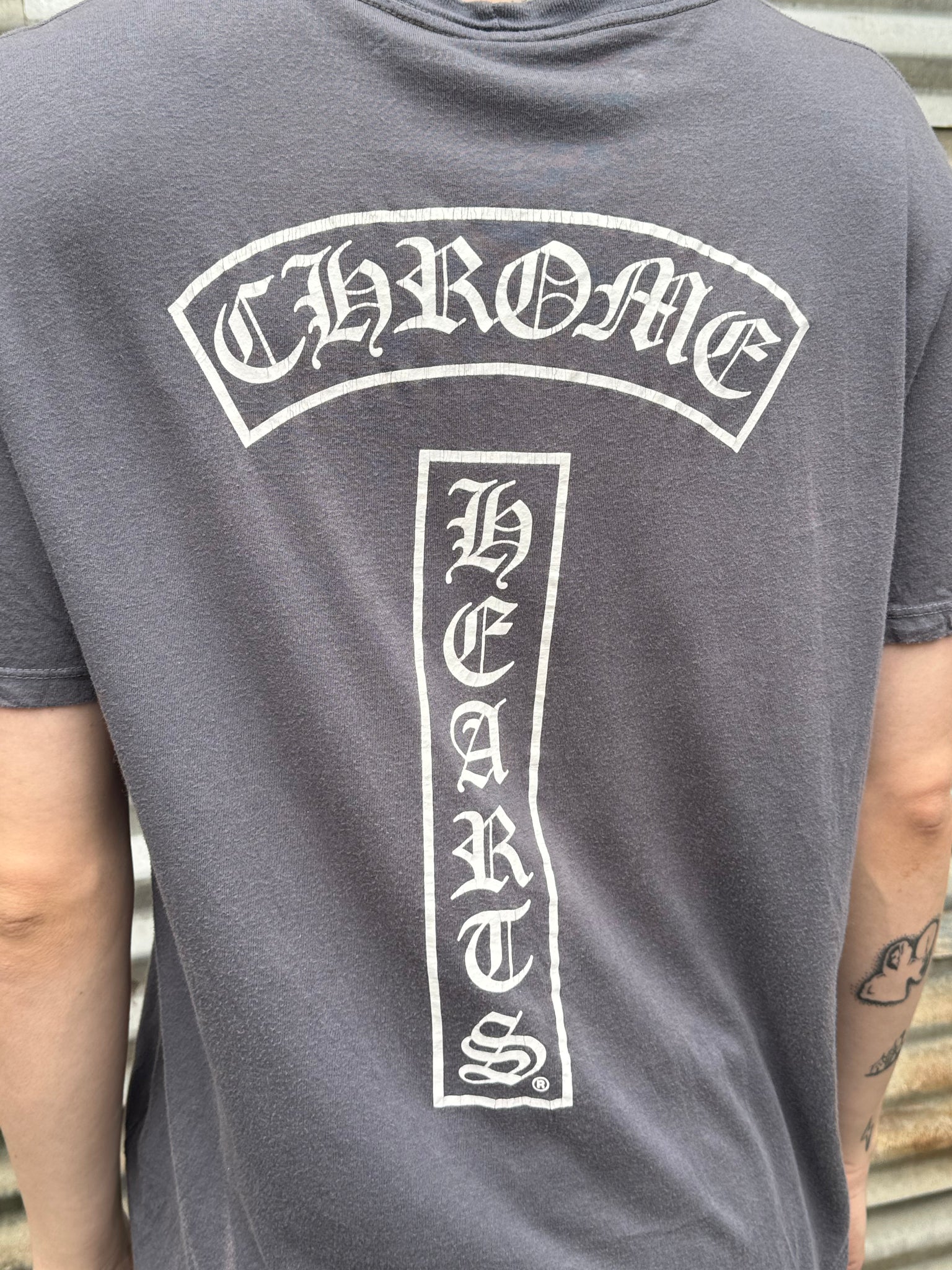 2010S CHROME HEARTS HORSESHOE LOGO TEE