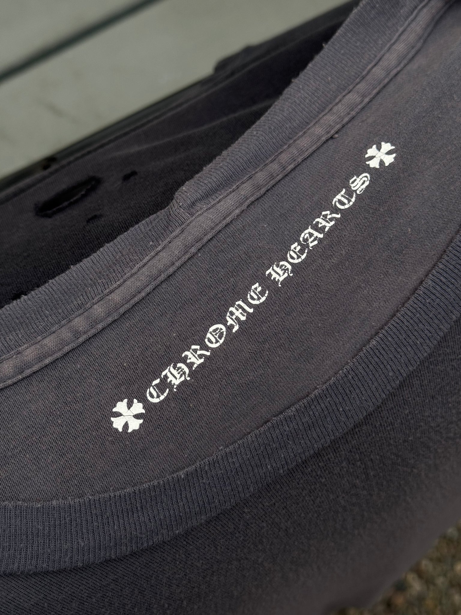 2010S CHROME HEARTS HORSESHOE LOGO TEE