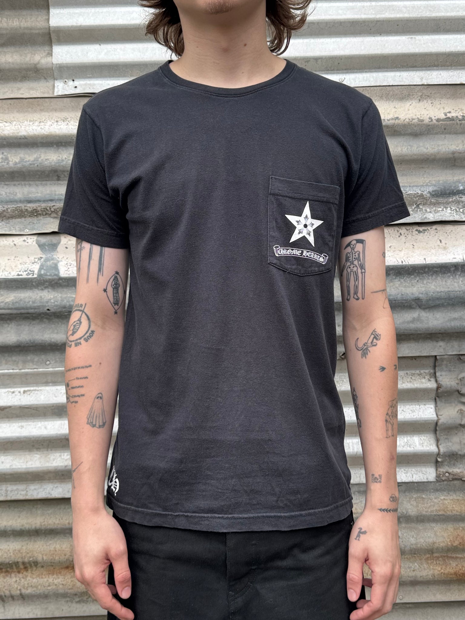 2000S CHROME HEARTS STAR TEE