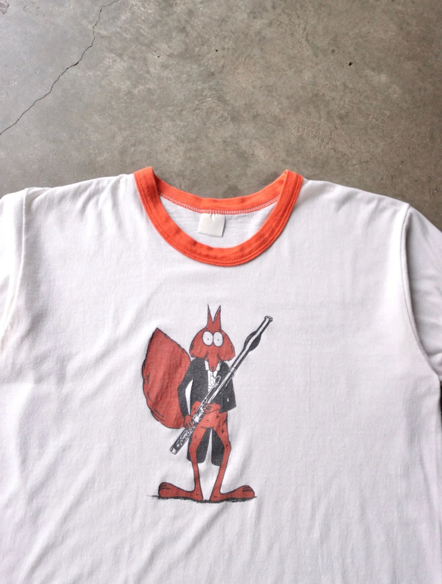 1980S COMPOSER SQUIRREL RINGER TEE