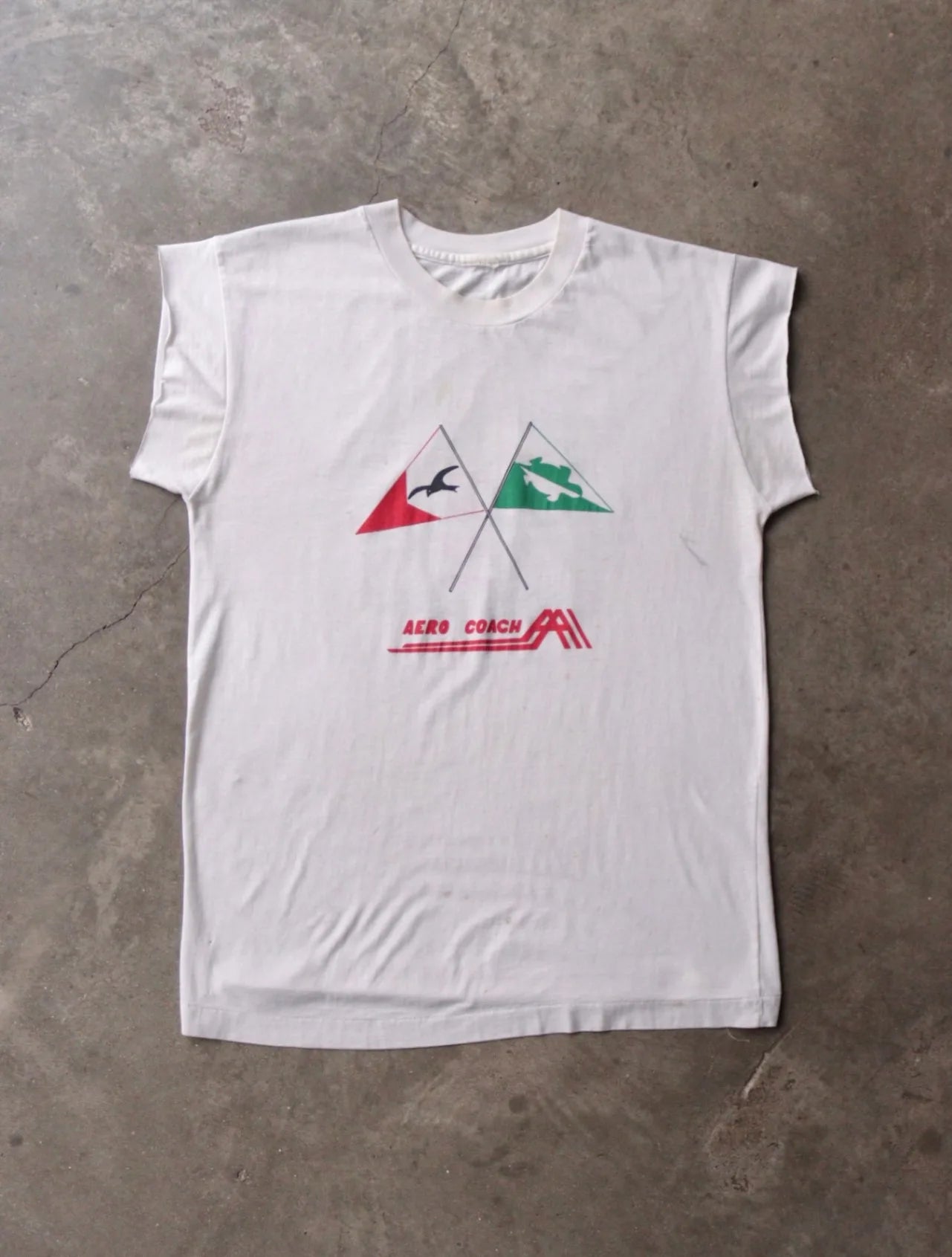 1980S AERO COACH CHOPPED TEE