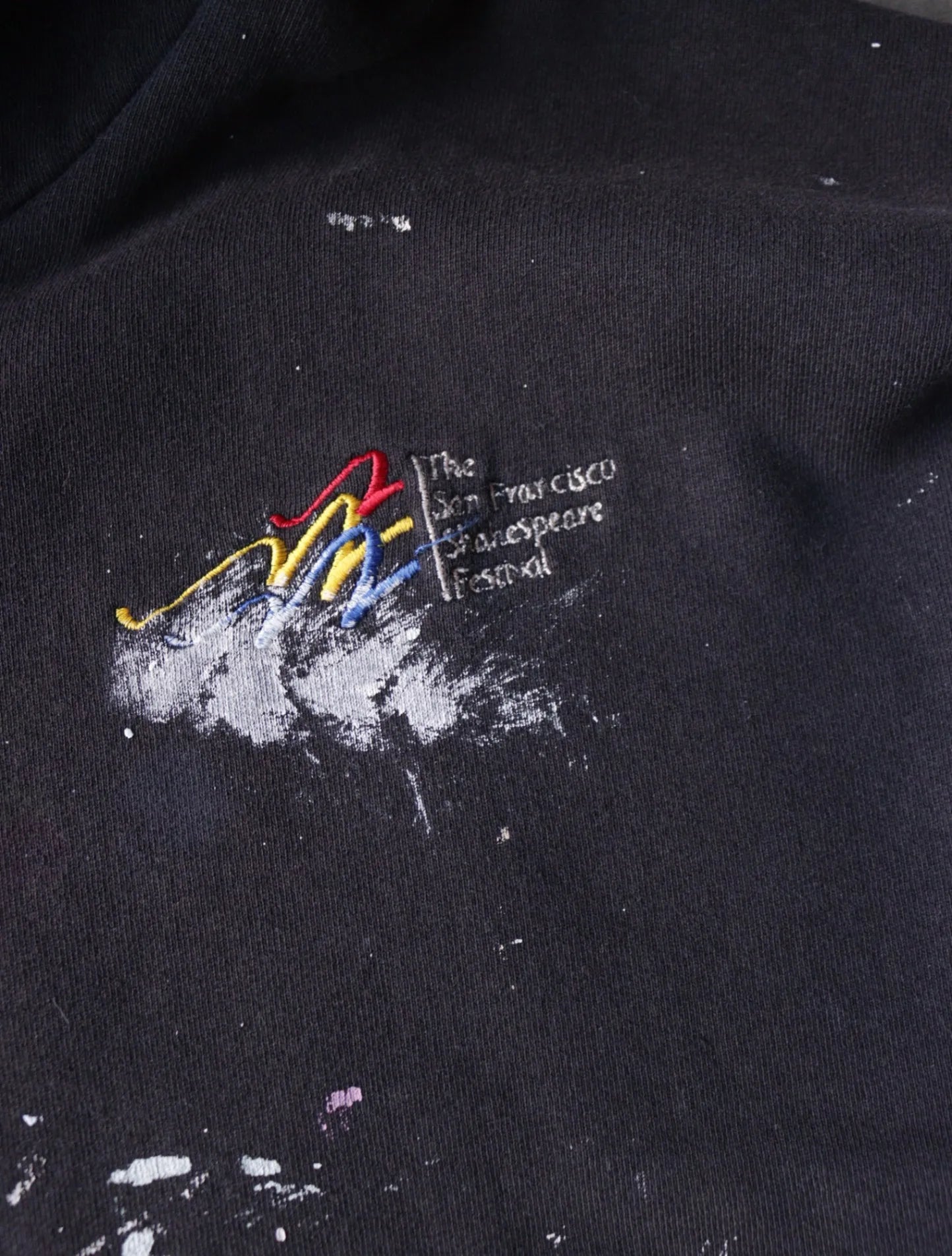 1990S FADED PAINTER HOODED SWEATSHIRT