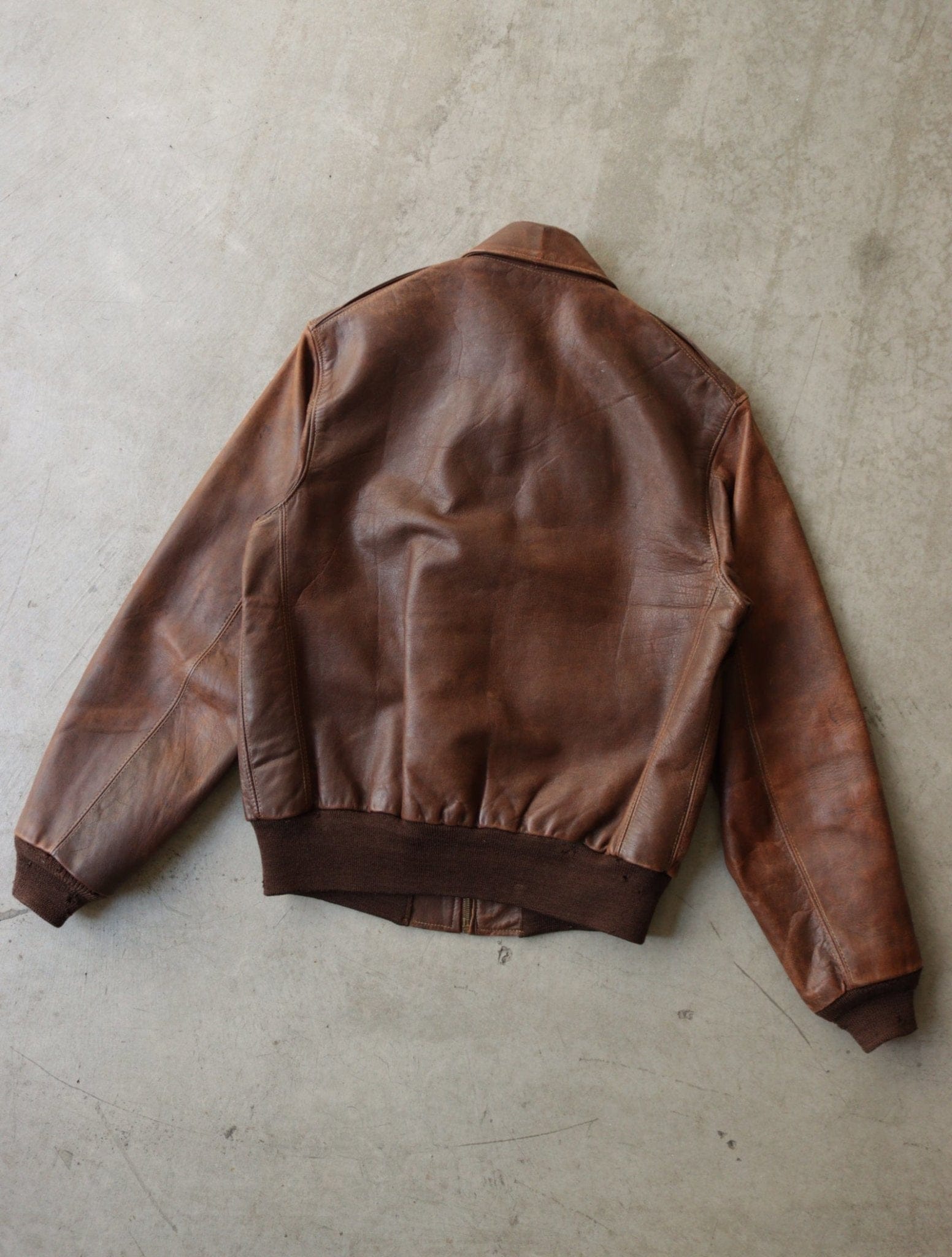 1940S HORSEHIDE LEATHER HERCULES JACKET - TWO FOLD