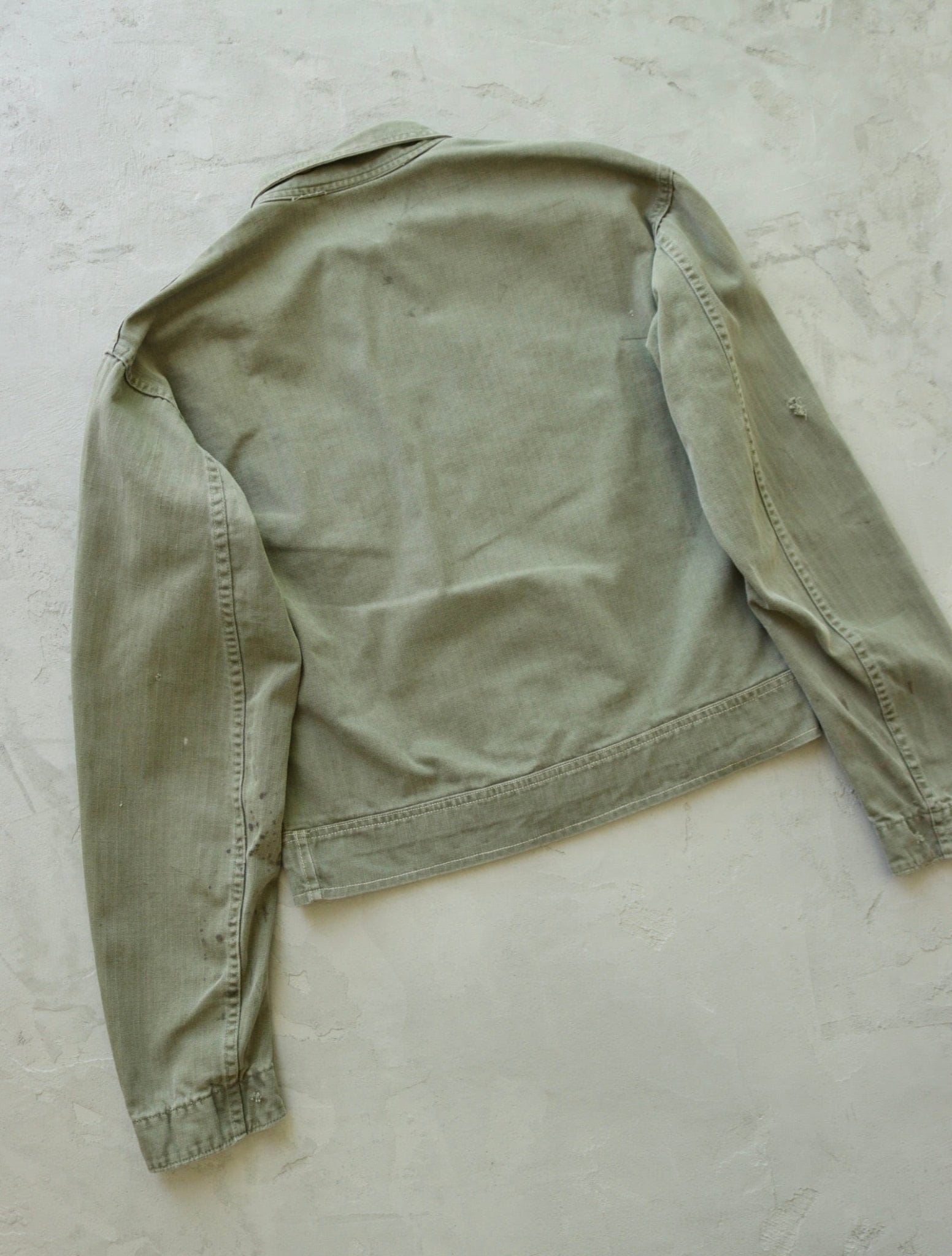 1940S WWII HBT MODIFIED CROPPED JACKET - TWO FOLD