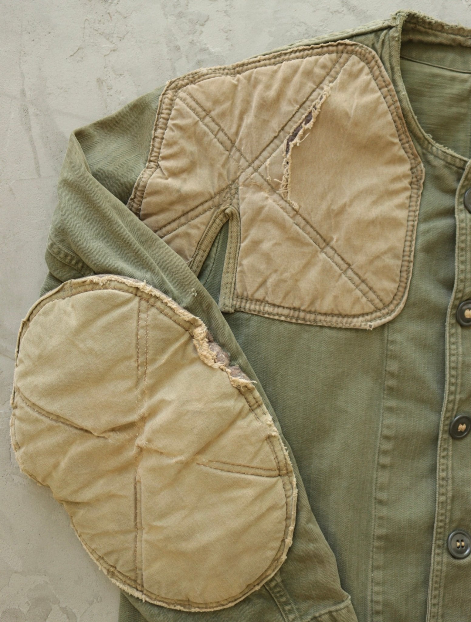 1950S CROPPED PADDED SHOOTING JACKET - TWO FOLD