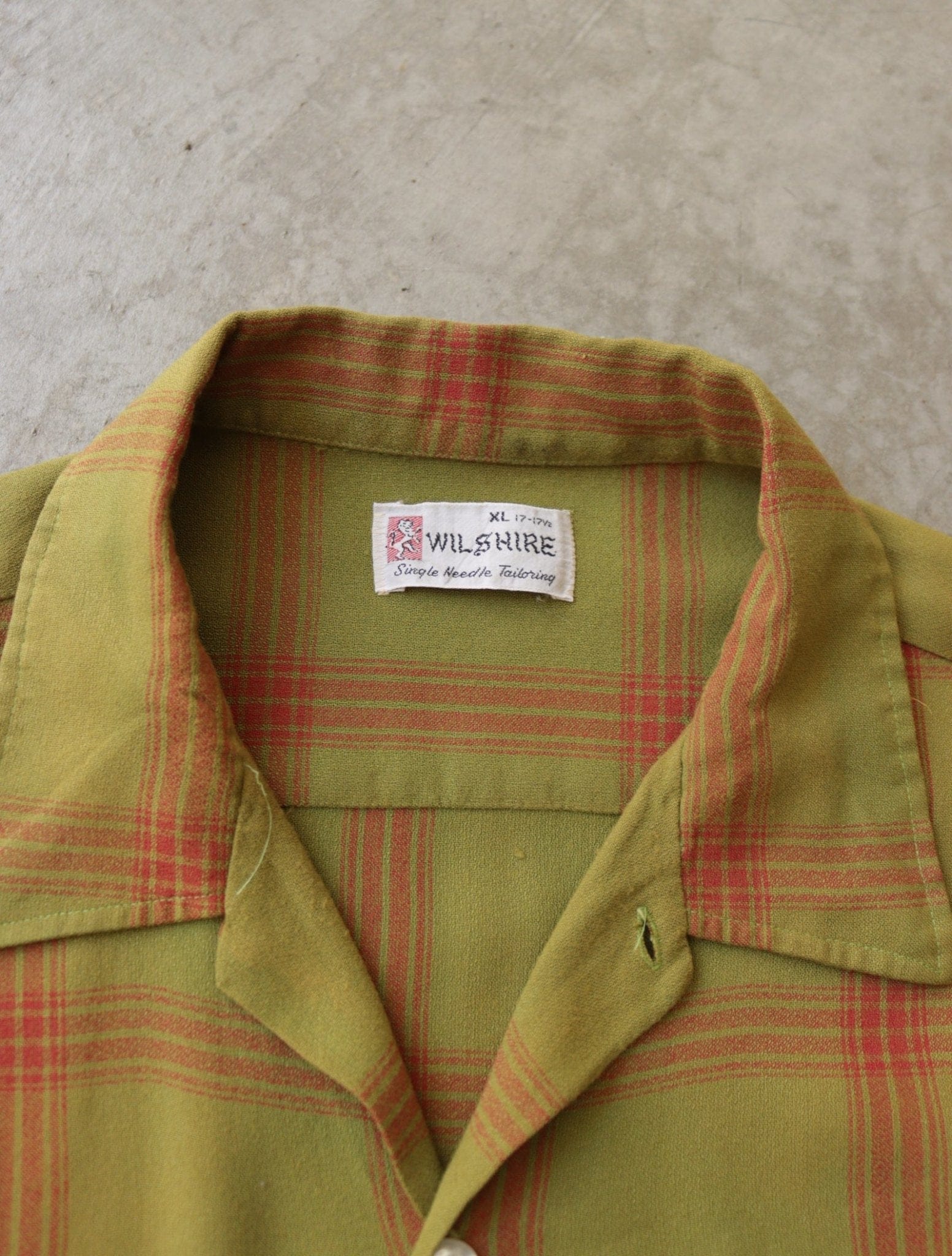 1950S 'TWO FOLD' CHAINSTITICH RAYON SHIRT - TWO FOLD