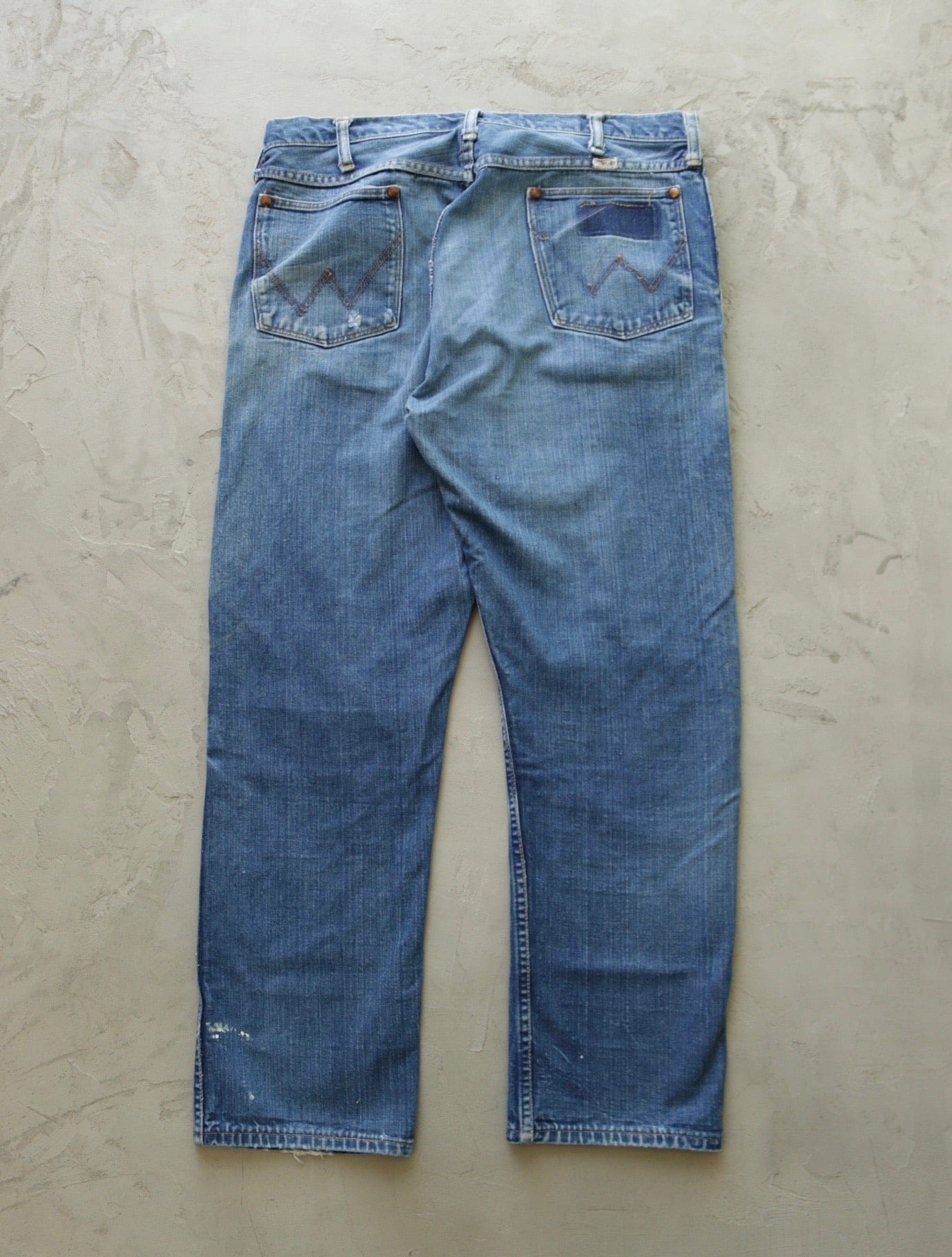 1960S WRANGLER FADED DENIM PANTS - TWO FOLD