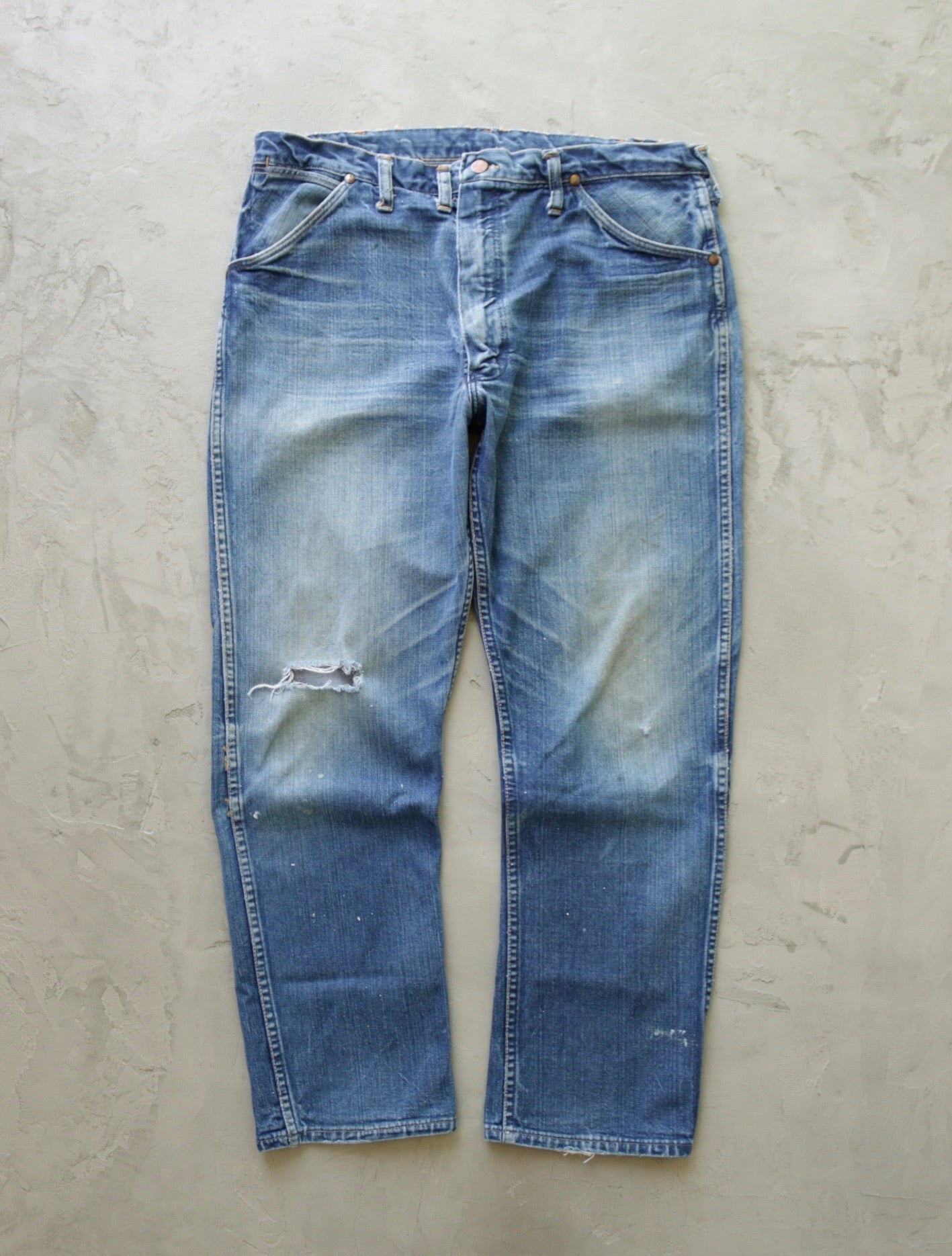 1960S WRANGLER FADED DENIM PANTS - TWO FOLD