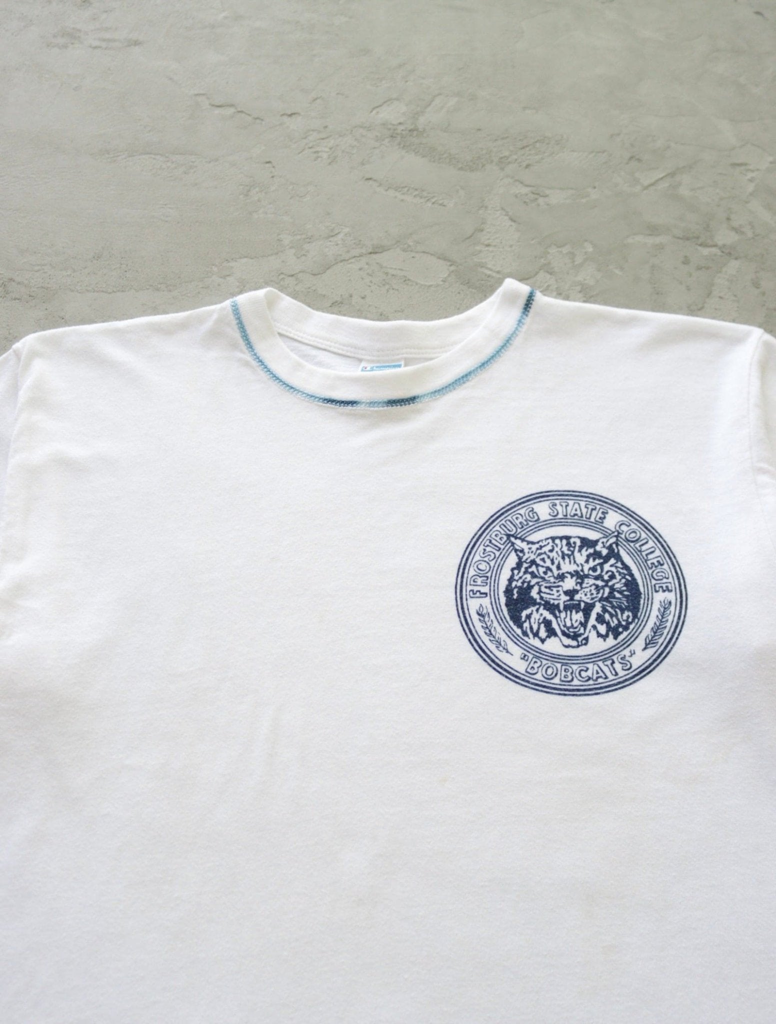 1970S BLUE BAR FROSTBURG STATE COLLEGE TEE - TWO FOLD