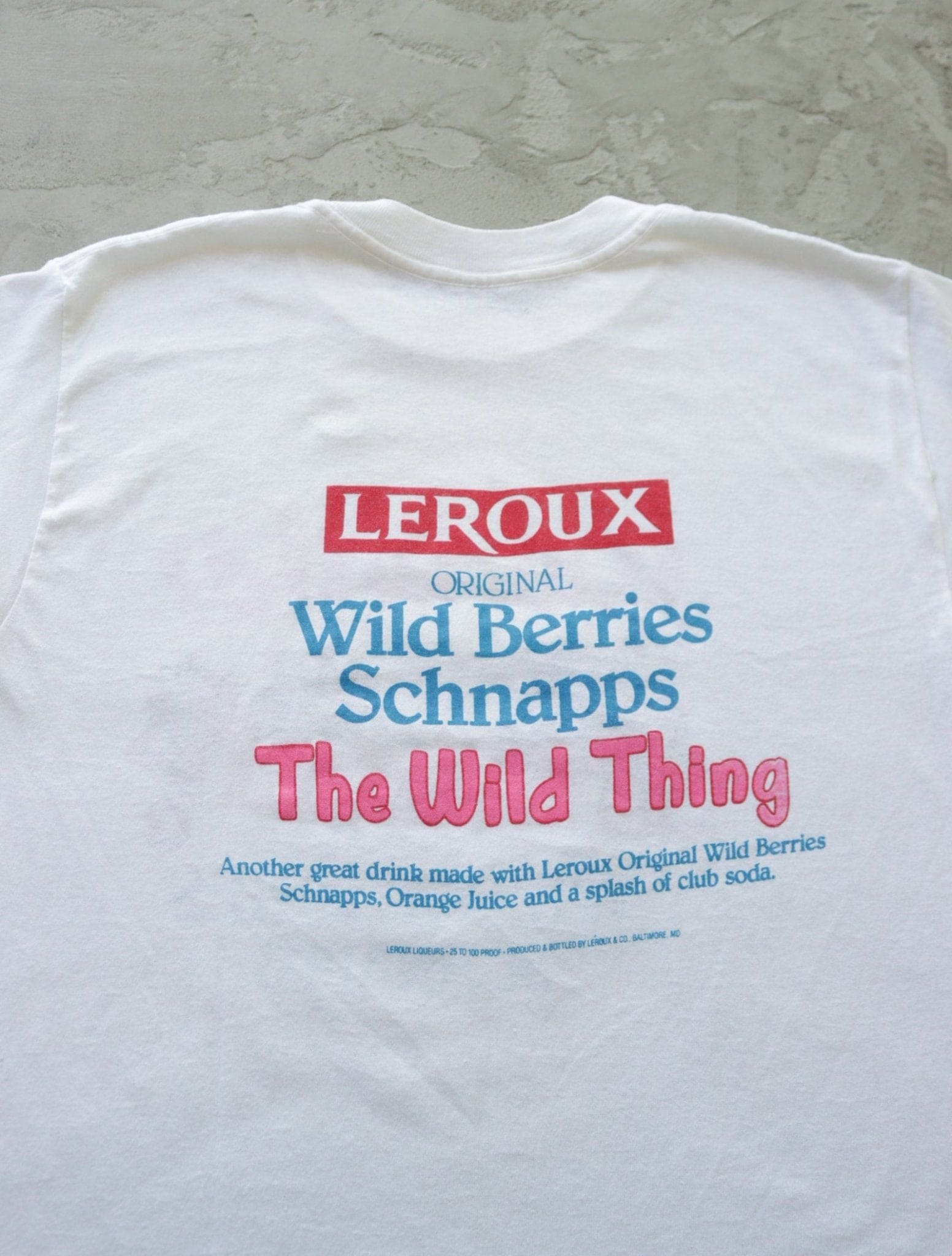 1970S GET WILD BERRY TEE - TWO FOLD
