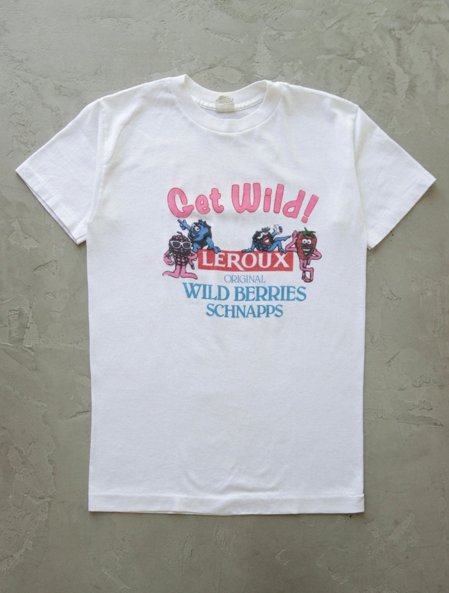 1970S GET WILD BERRY TEE - TWO FOLD