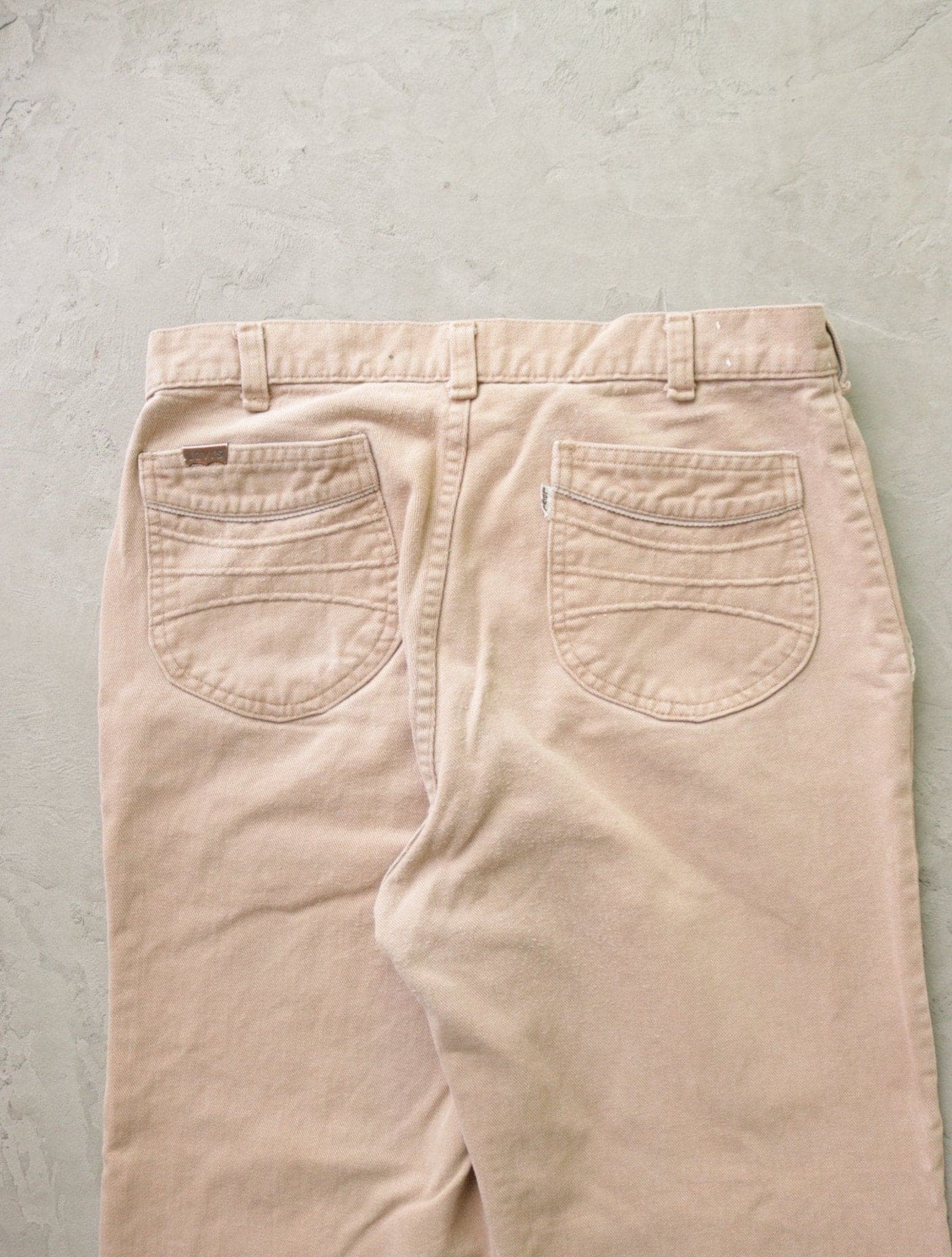 1970S LEVI'S WIDE LEG MOLESKIN PANTS - TWO FOLD