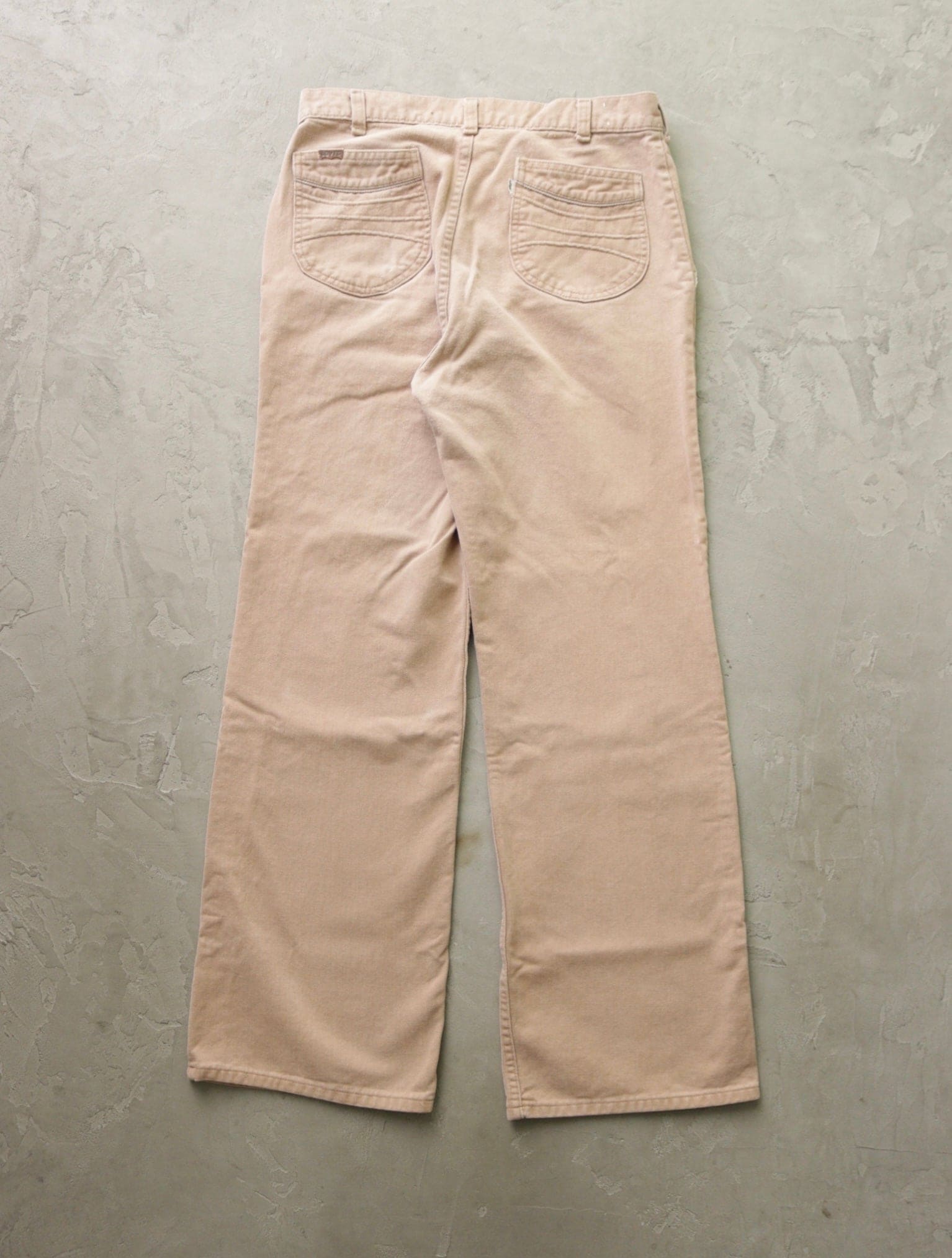 1970S LEVI'S WIDE LEG MOLESKIN PANTS - TWO FOLD